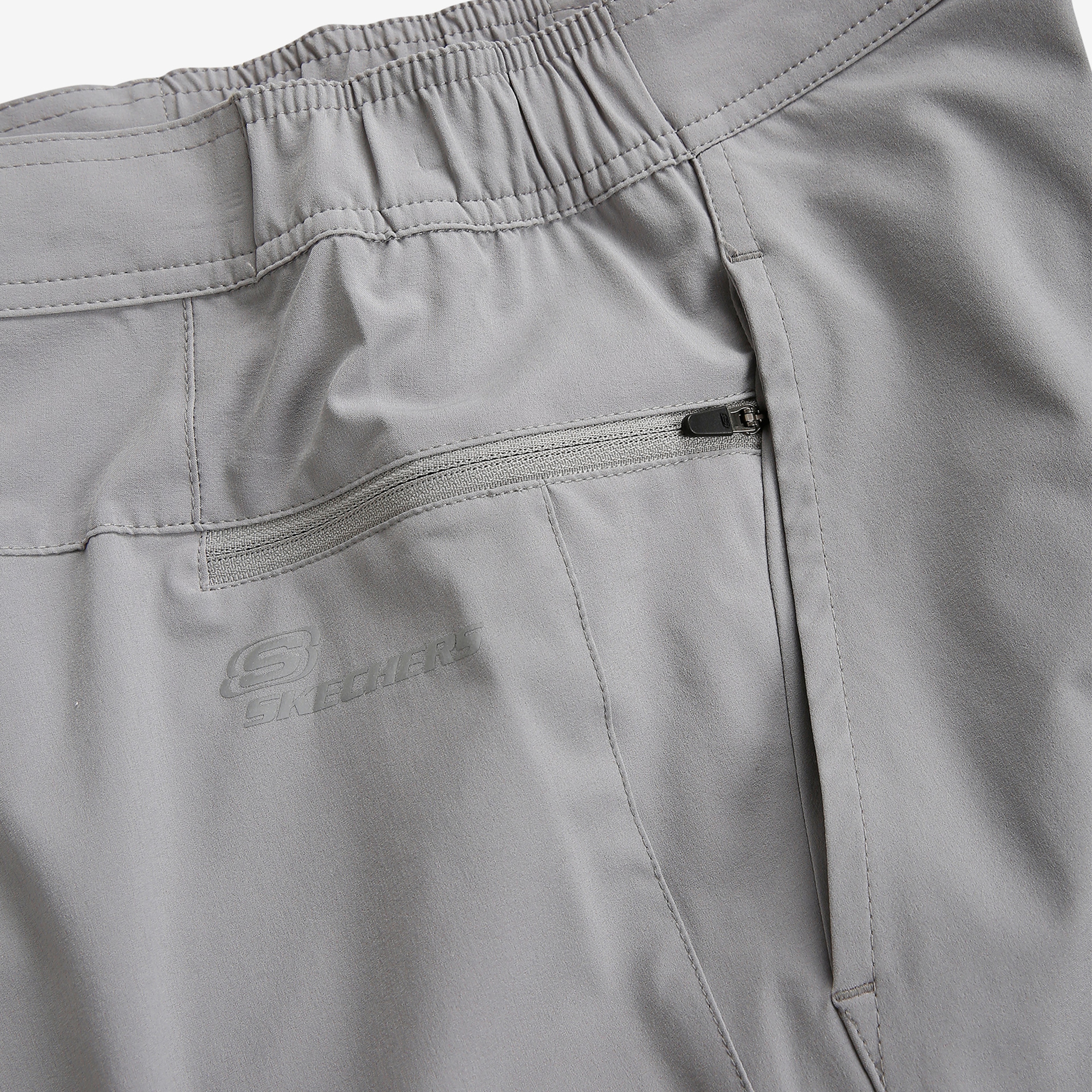 Skechers Micro Collection Side Zipped Erkek Gri Günlük Eşofman Altı