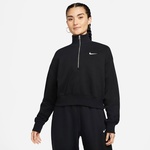 Nike Sportswear Phoenix Fleece Kadın Siyah Sweatshirt