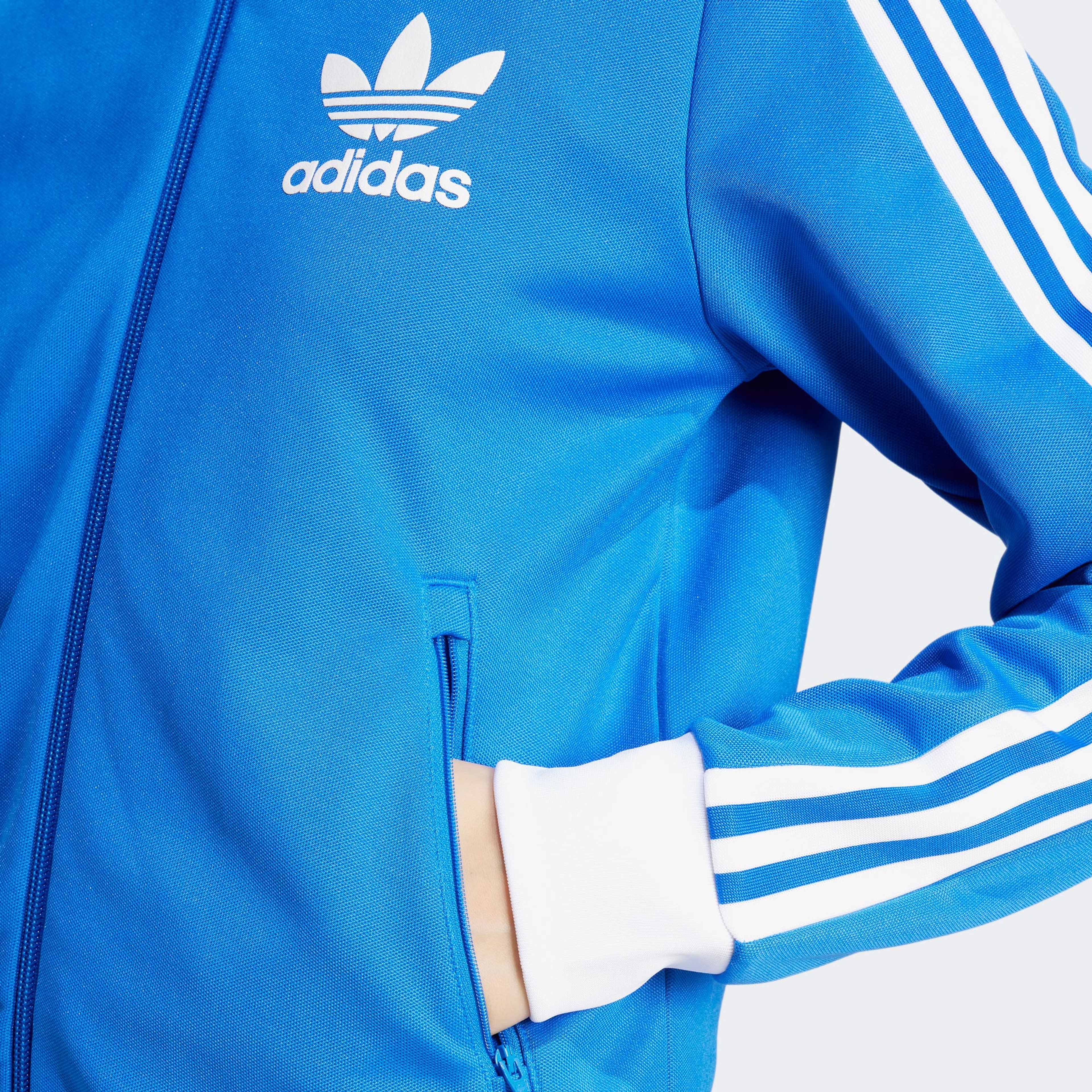 adidas Adicolor Classic Kadın Mavi Eşofman Üstü