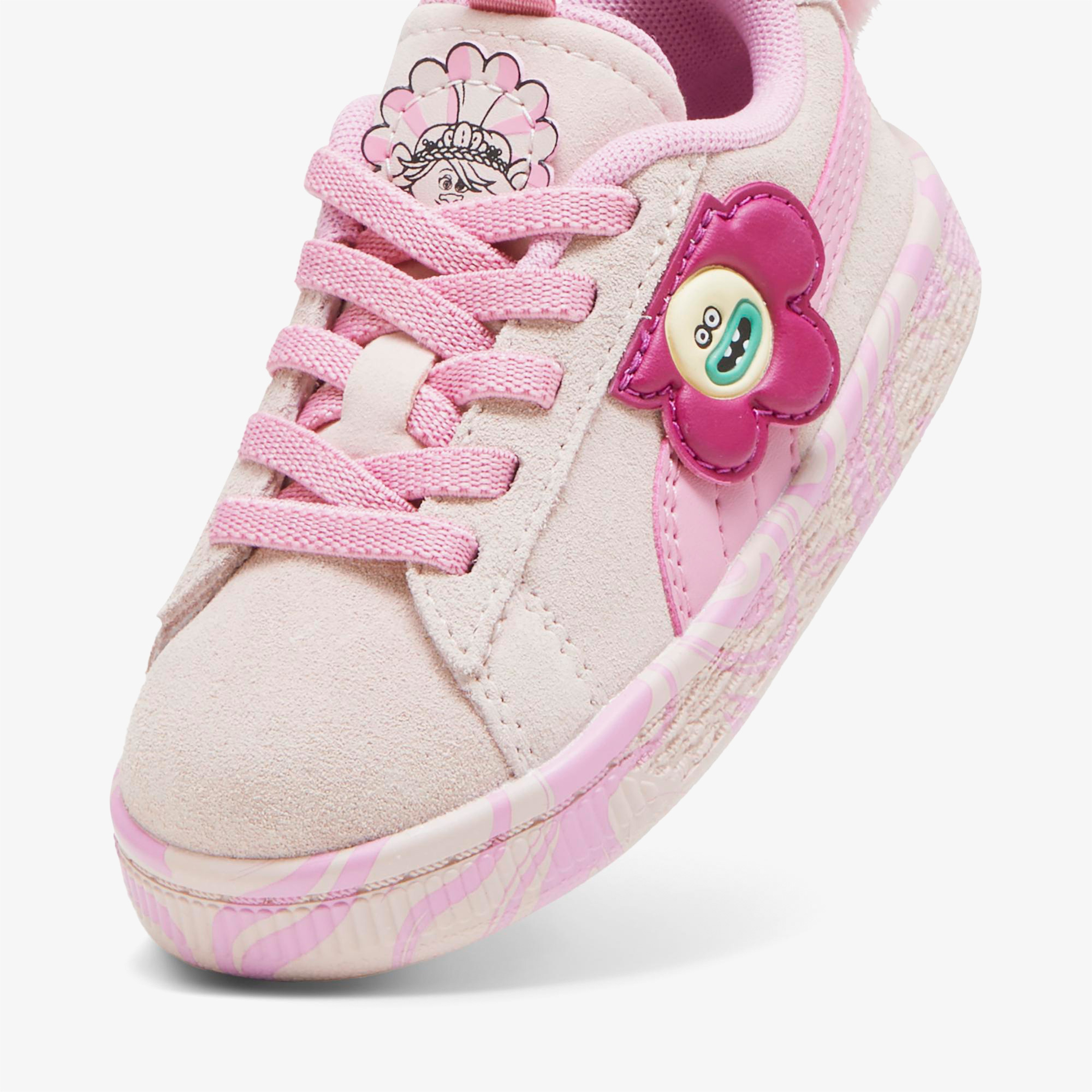 Puma Suede Classic Trolls 2 Bebek Pembe Spor Ayakkabı