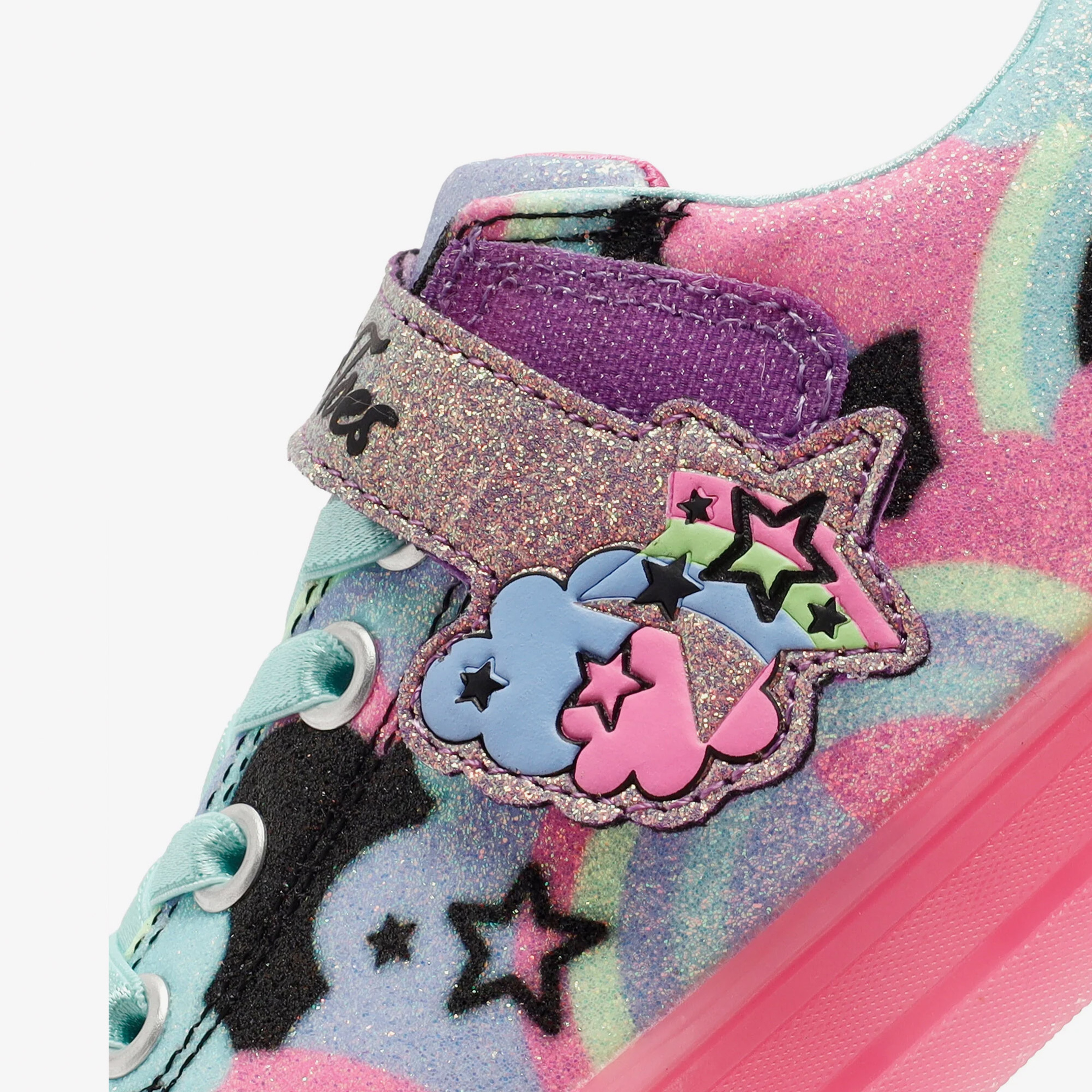 Skechers Twinkle Sparks ice Çocuk Siyah/Çoklu Spor Ayakkabı