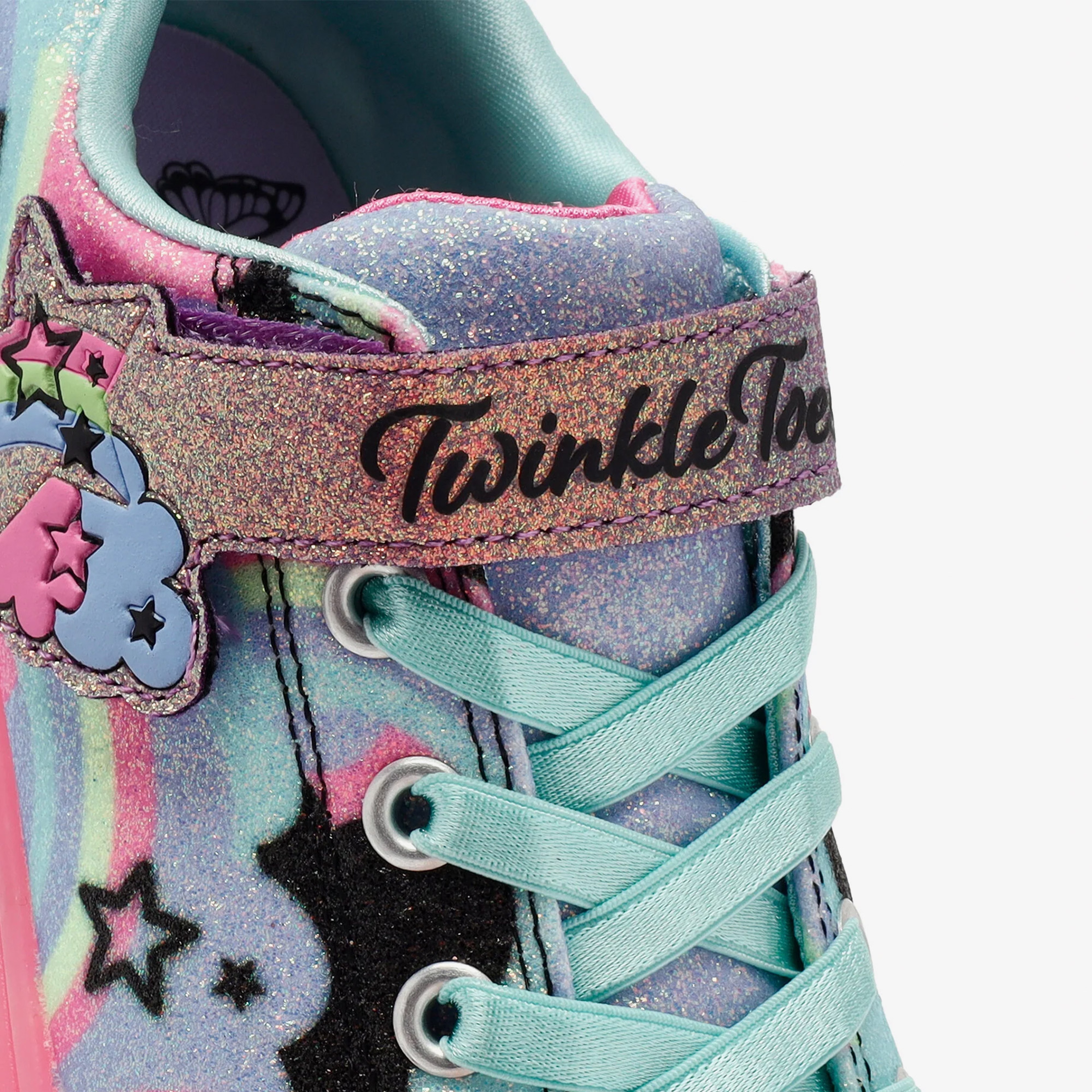 Skechers Twinkle Sparks ice Çocuk Siyah/Çoklu Spor Ayakkabı