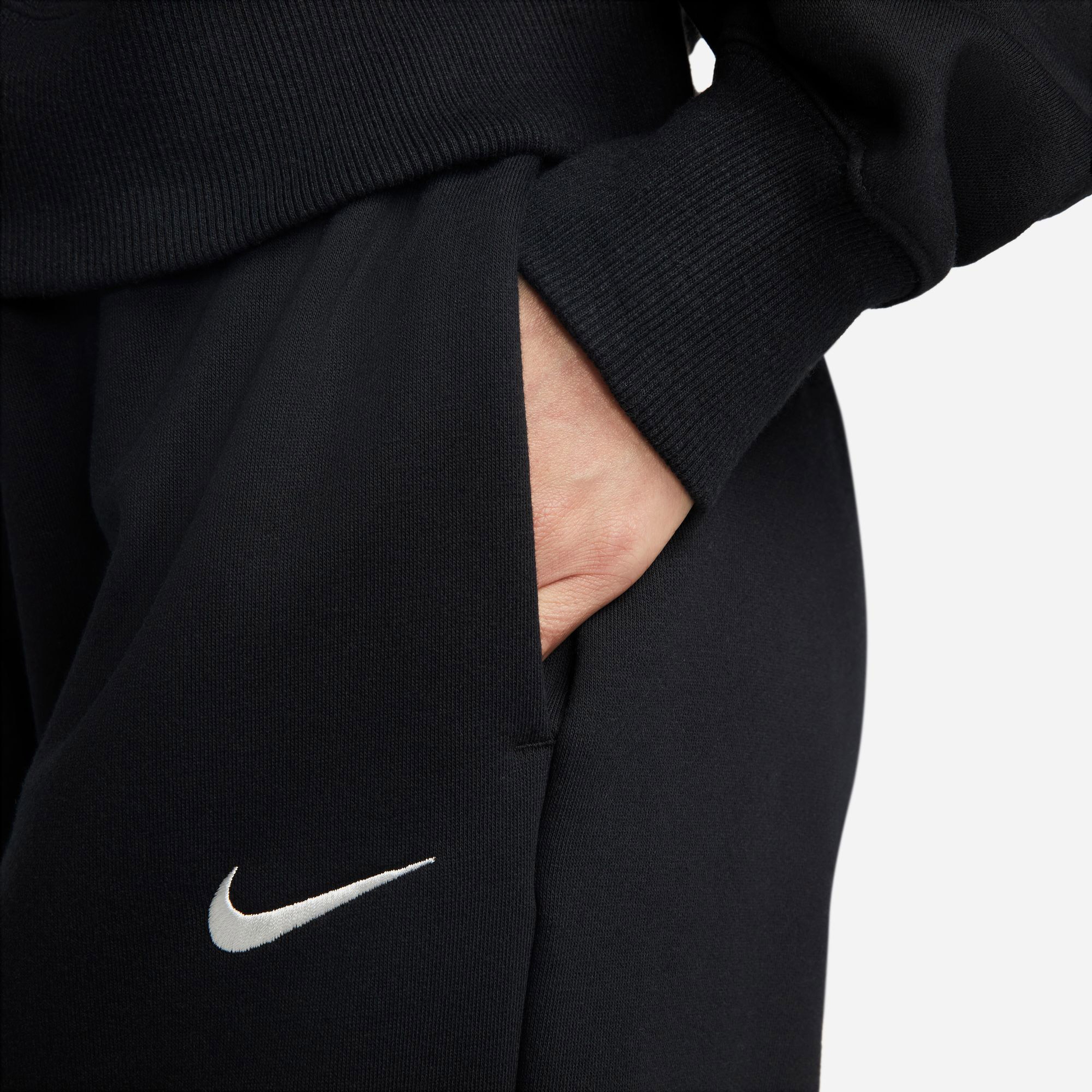 Nike Sportswear Phoenix Fleece Kadın Siyah Sweatshirt