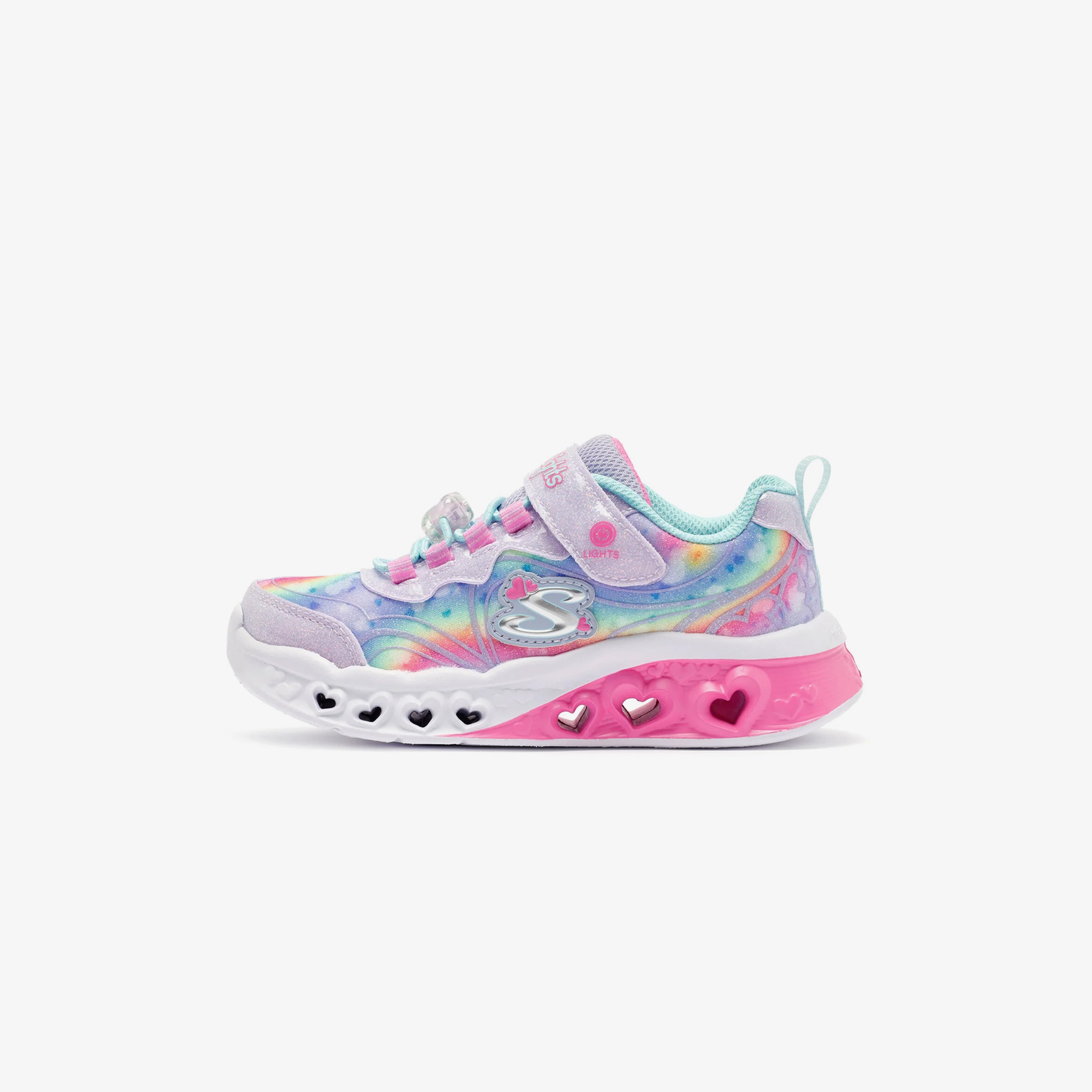 Skechers Flutter Heart Lights Bebek Işıklı Mor Spor Ayakkabı
