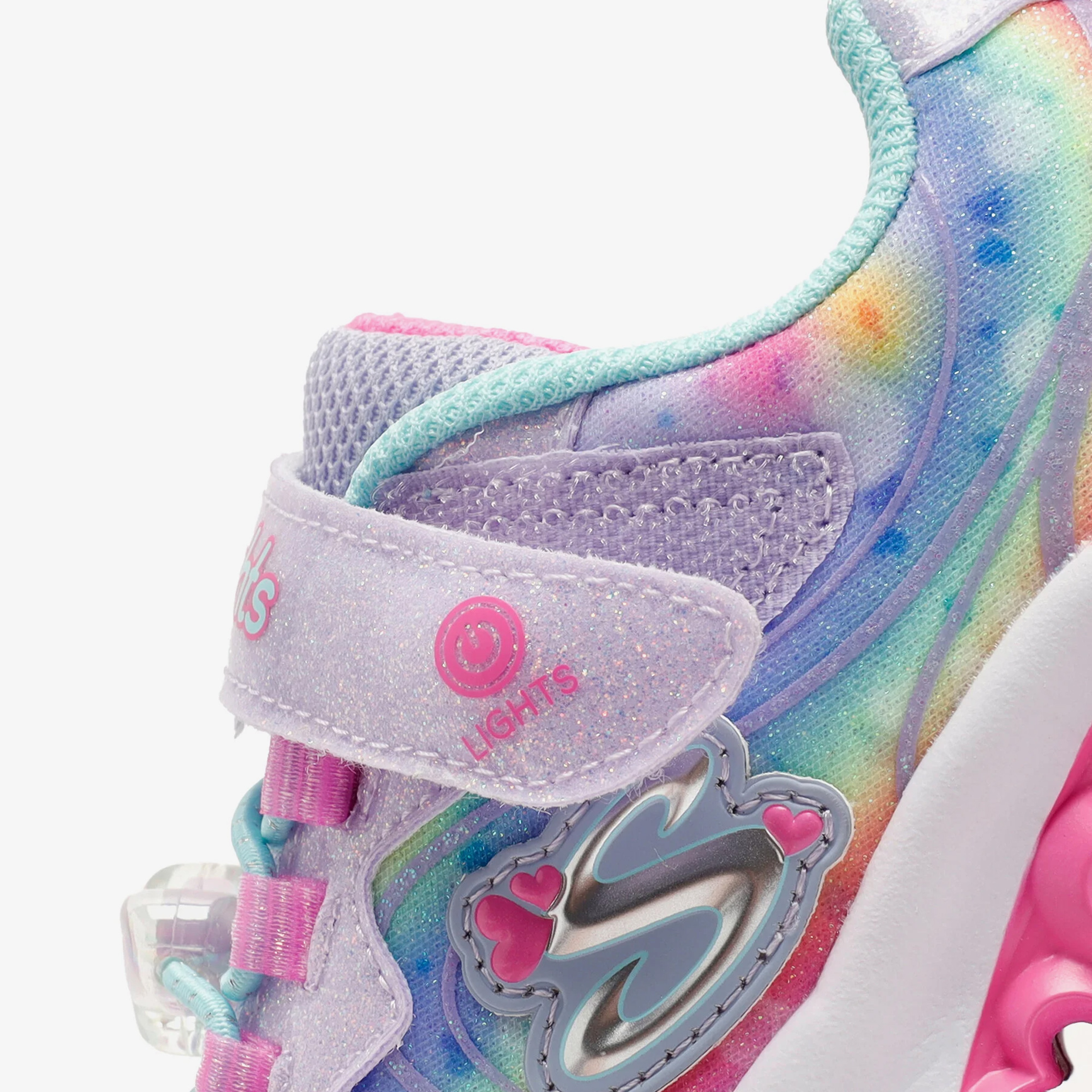 Skechers Flutter Heart Lights Bebek Işıklı Mor Spor Ayakkabı