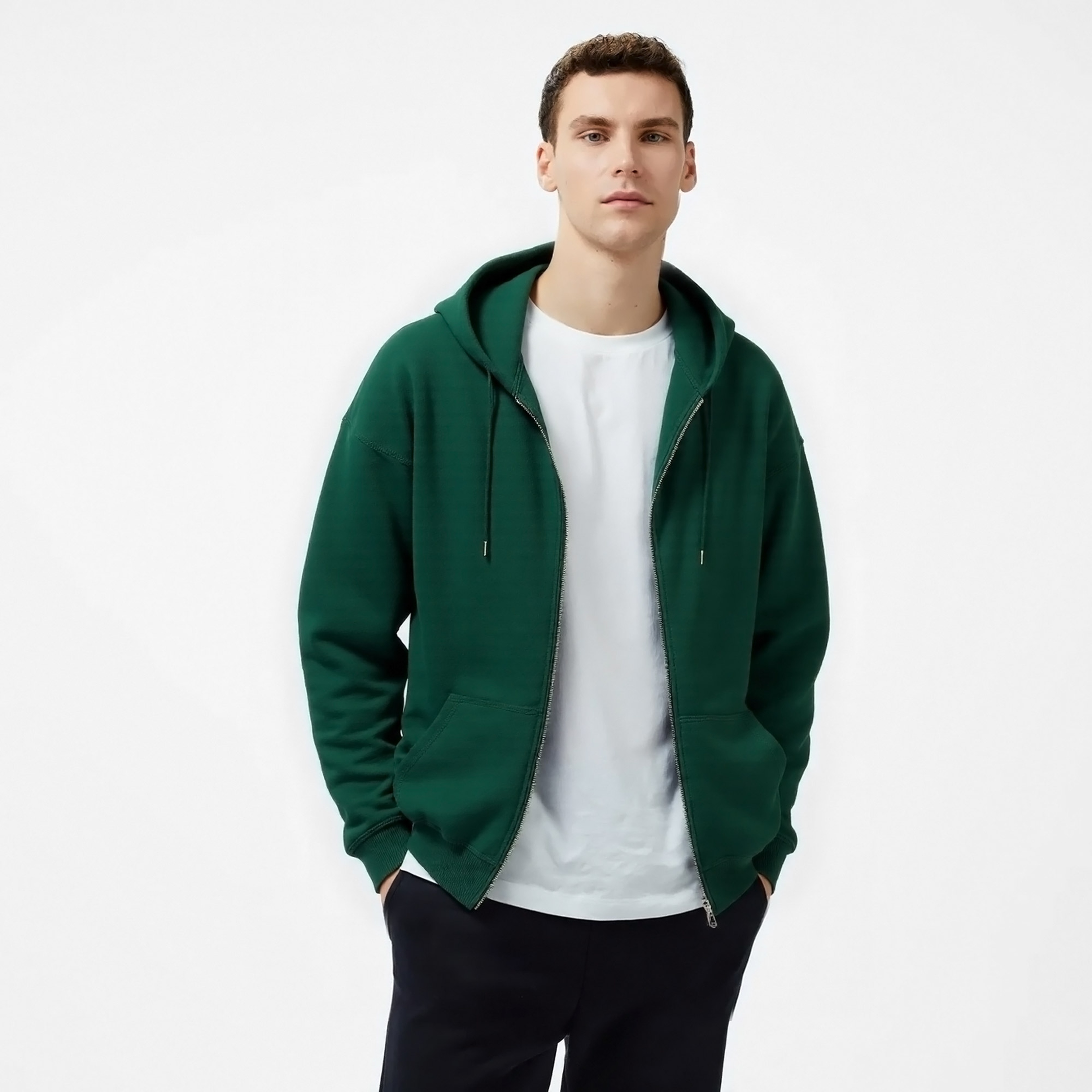 Converse Go-To Star Chevron Unisex Yeşil Hoodie