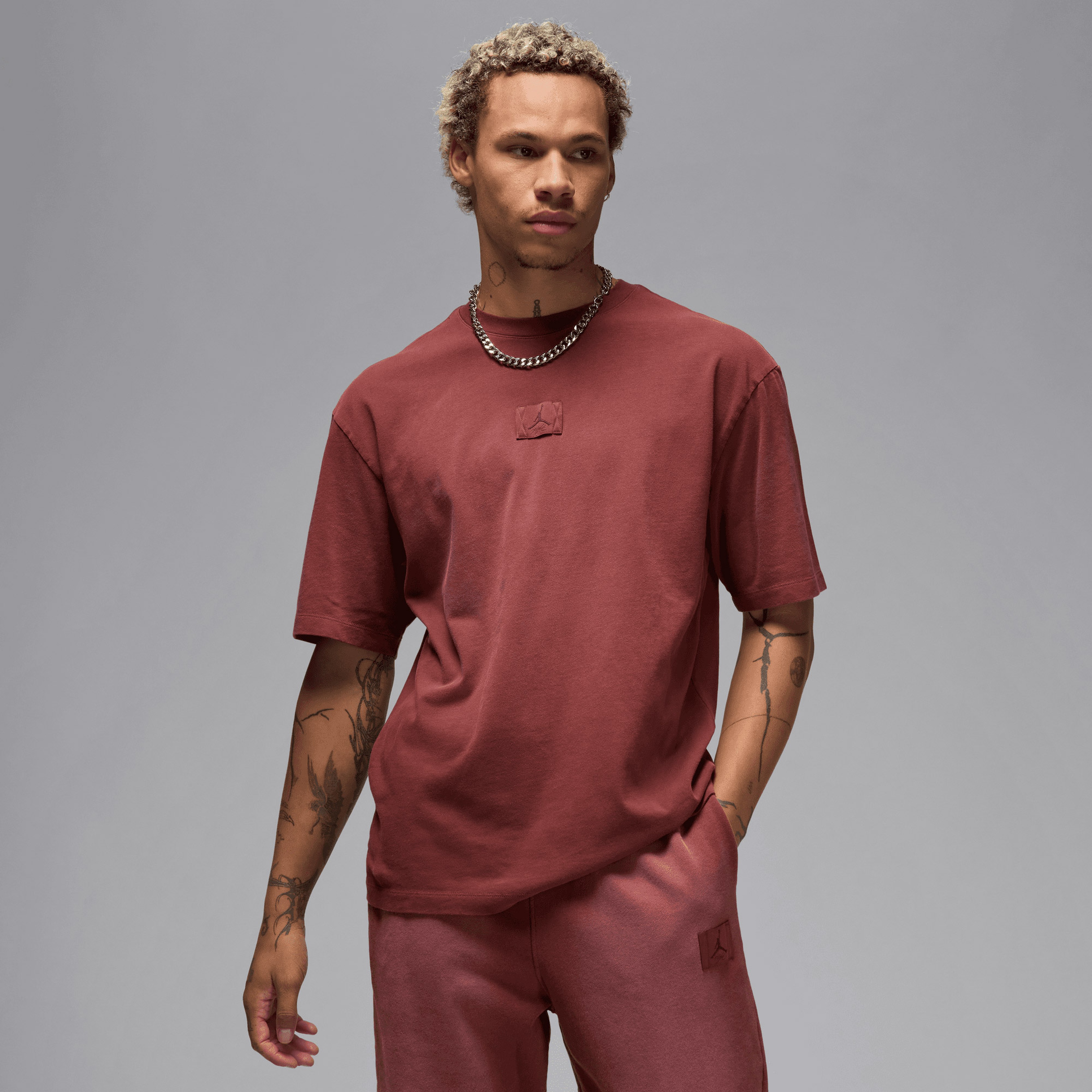 Jordan Flight Essentials 85 Erkek Kahverengi T-Shirt