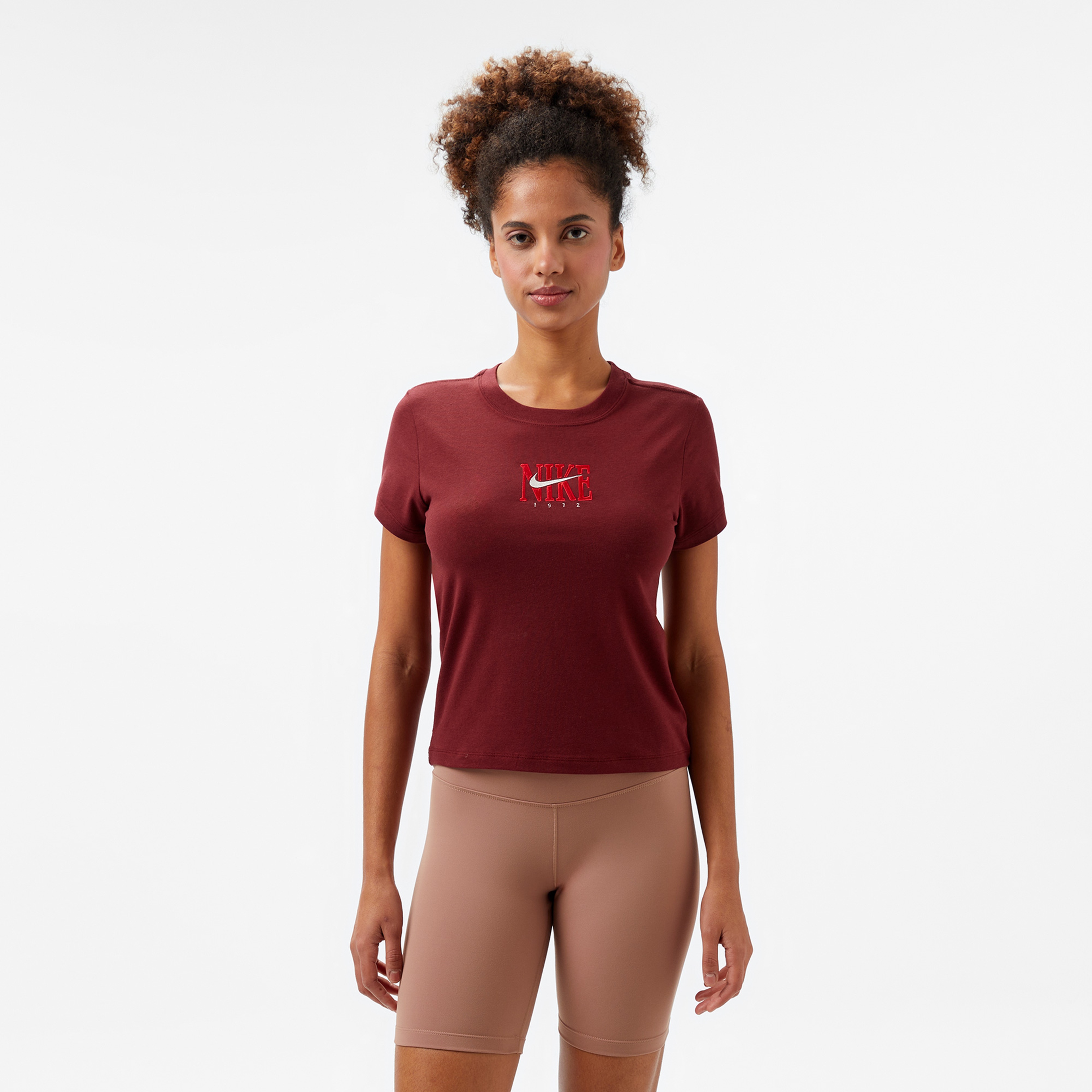 Nike Sportwear Slim Ss Kadın Pembe T-Shirt