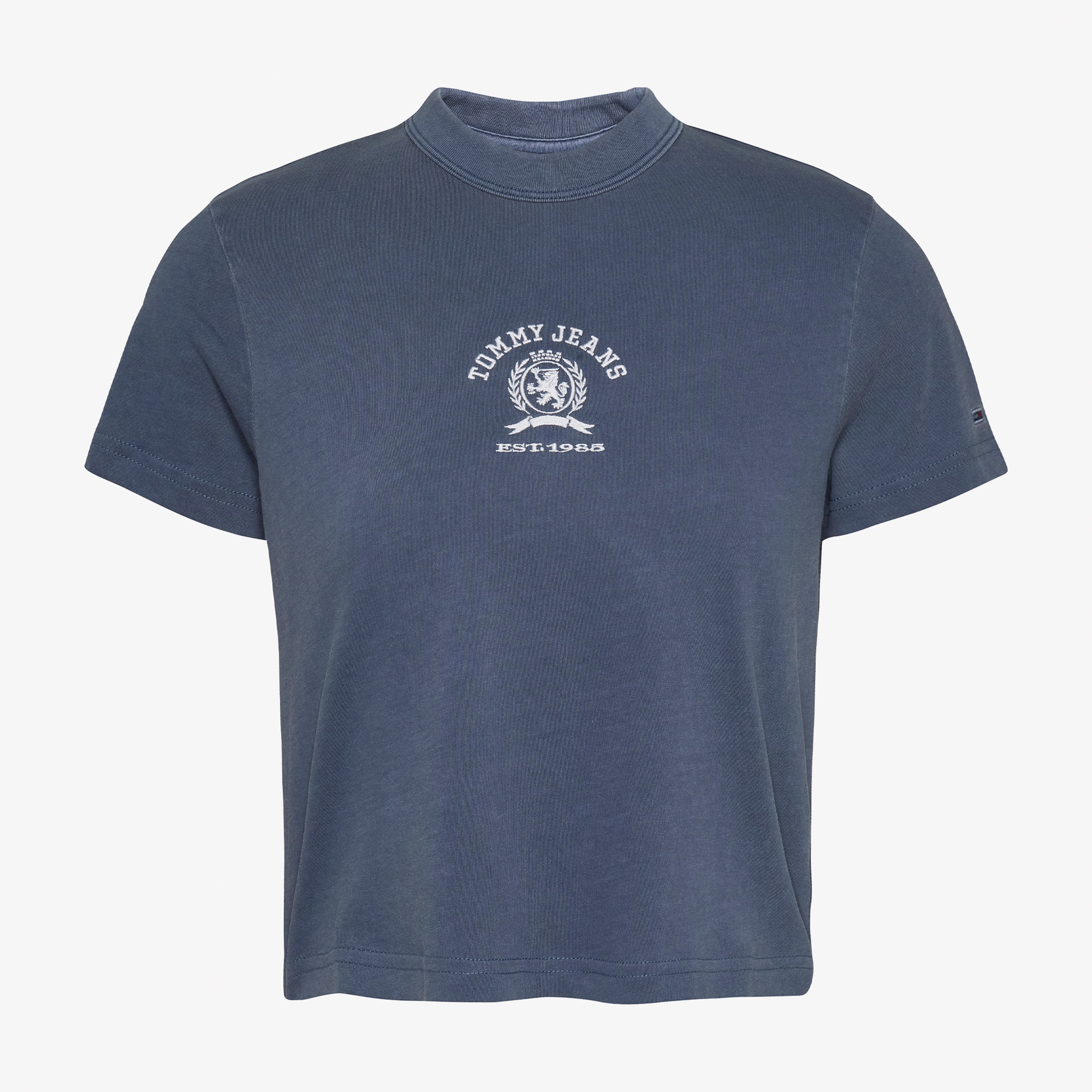 Tommy Jeans Regular Varsity Crew Kadın Mavi T-Shirt