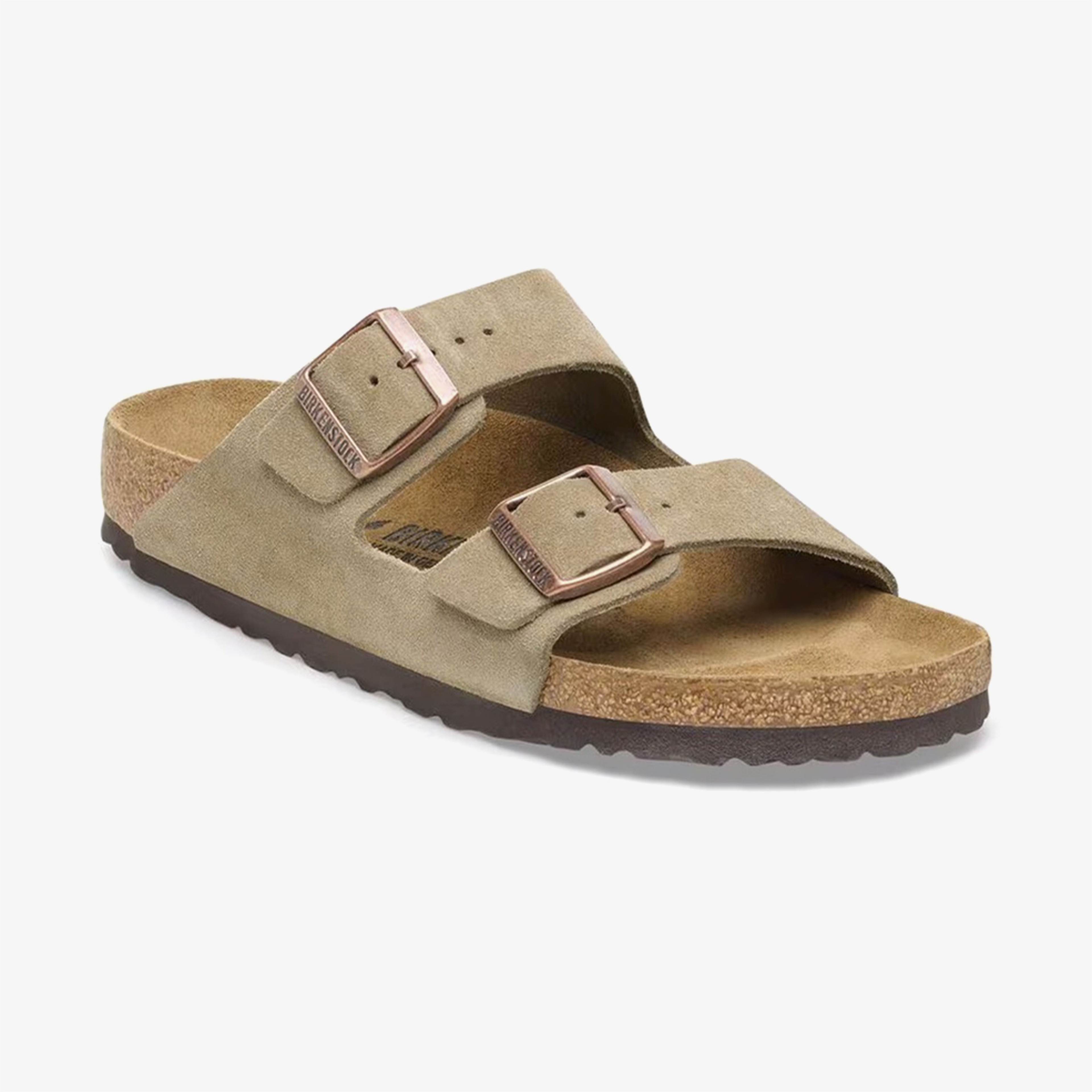 Birkenstock Arizona VL Süet Unisex Kahverengi Terlik