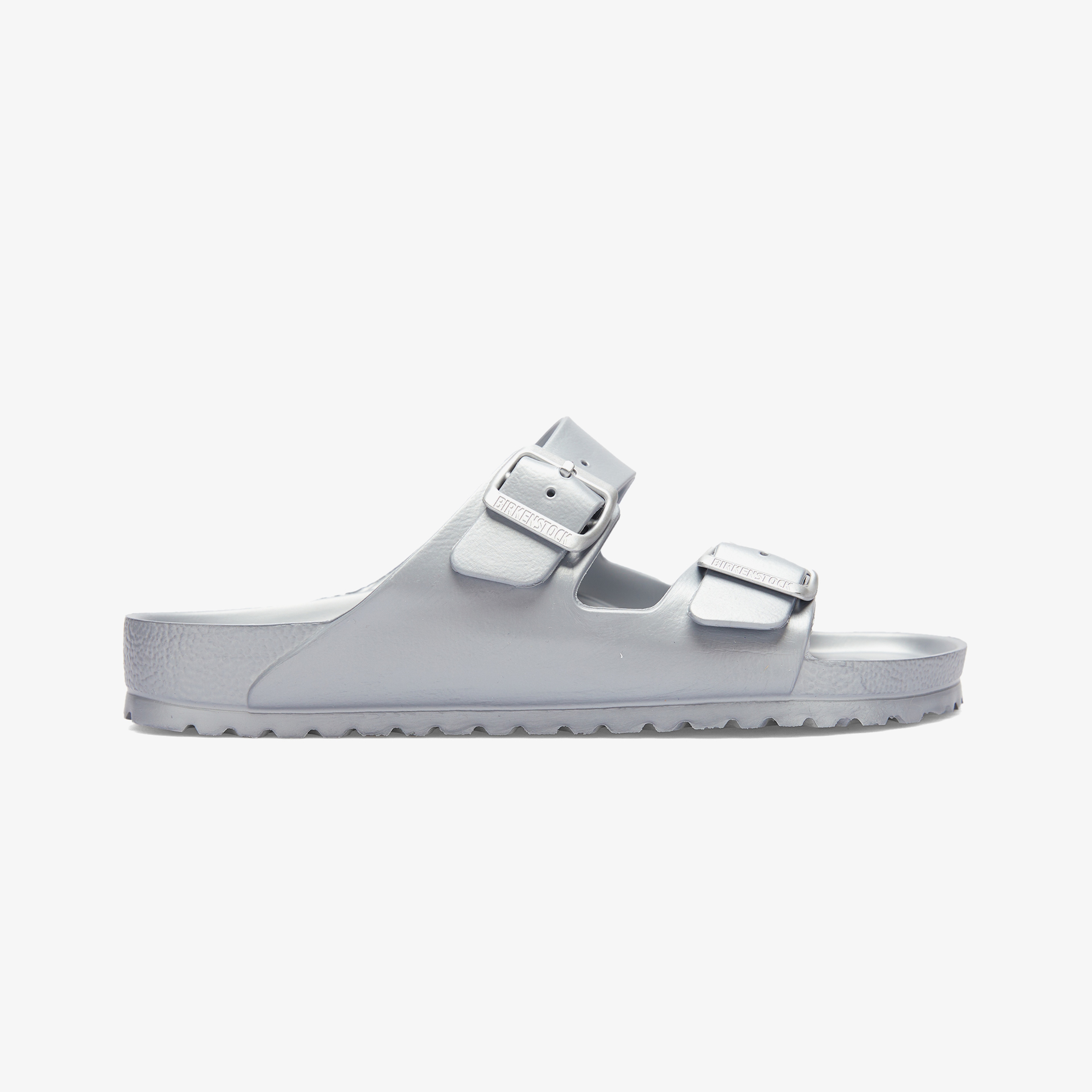Birkenstock Arizona Eva Metallic Çift Bantlı Erkek Gri Plaj Terliği