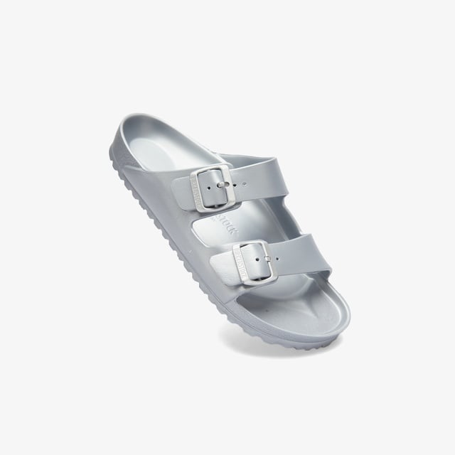 Birkenstock Birkenstock Arizona Eva Metallic Çift Bantlı Erkek Gri Plaj Terliği Occasion'da! Gri - 6. görsel