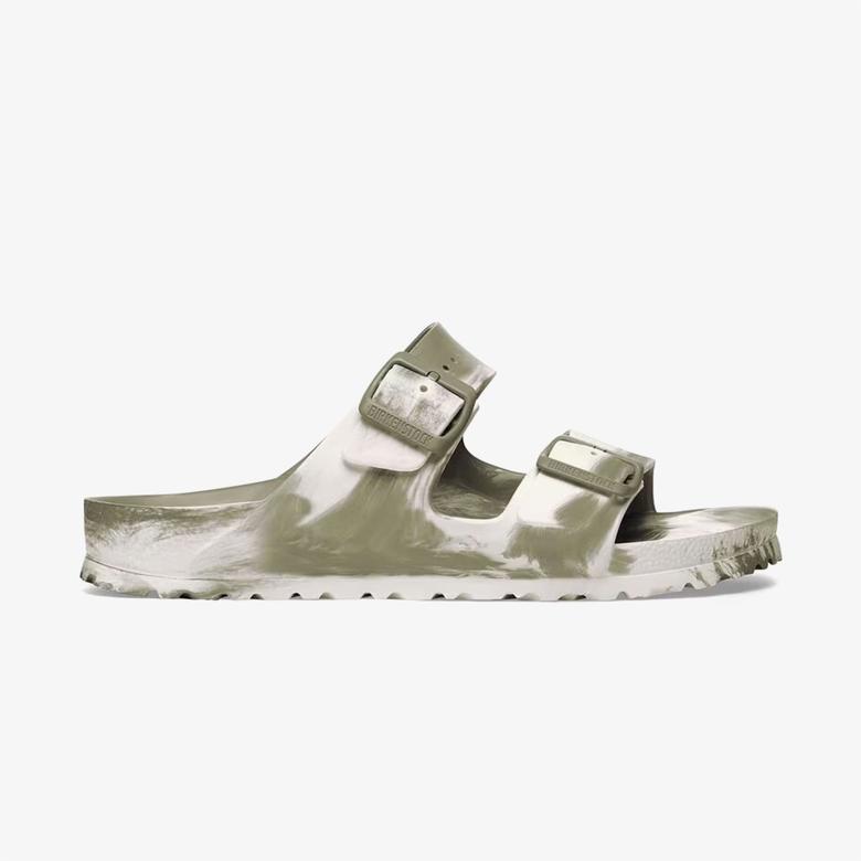 Birkenstock Arizona Eva Erkek Haki Çift Bantlı Plaj Terliği