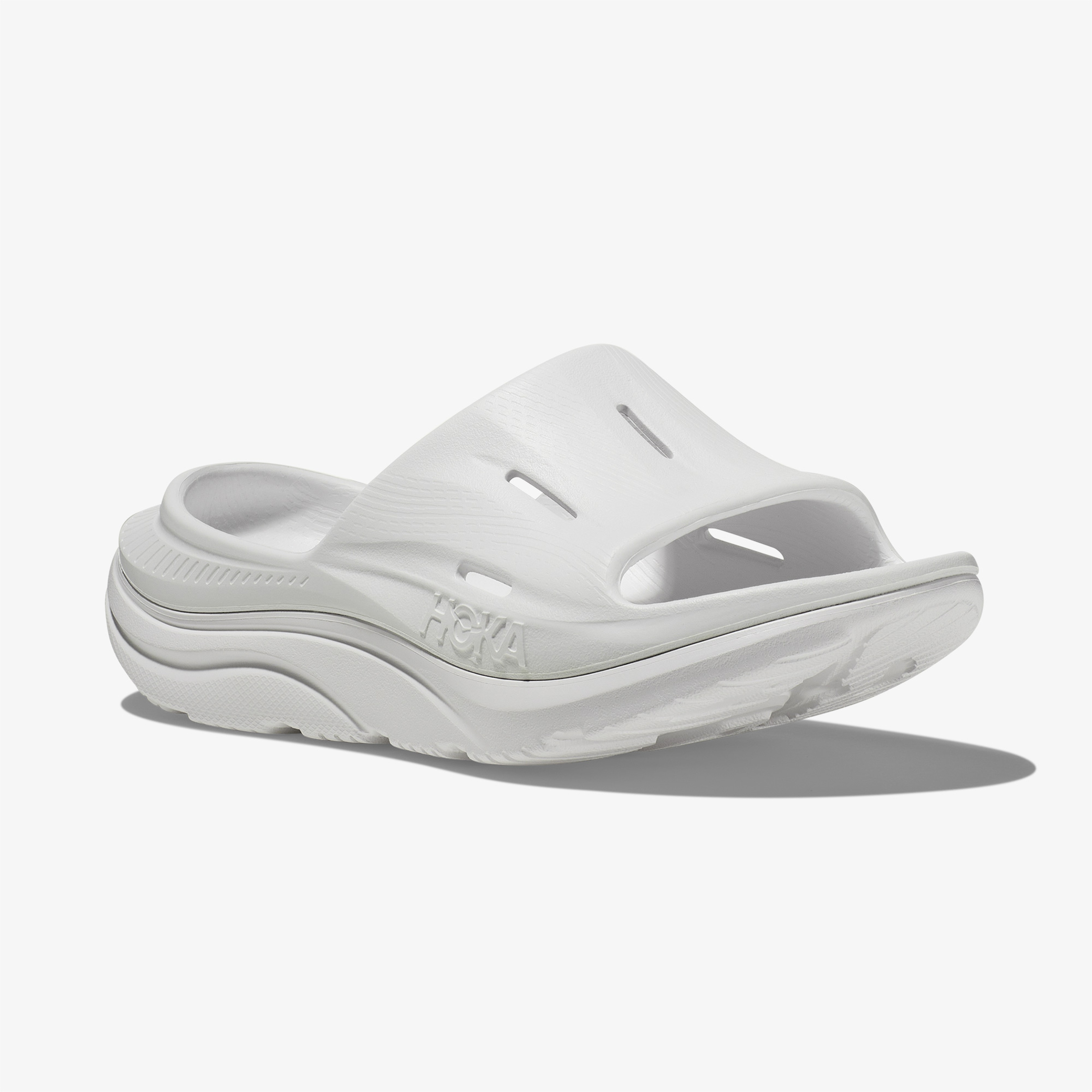 Hoka ORA Recovery Slide 3 Unisex Beyaz Terlik
