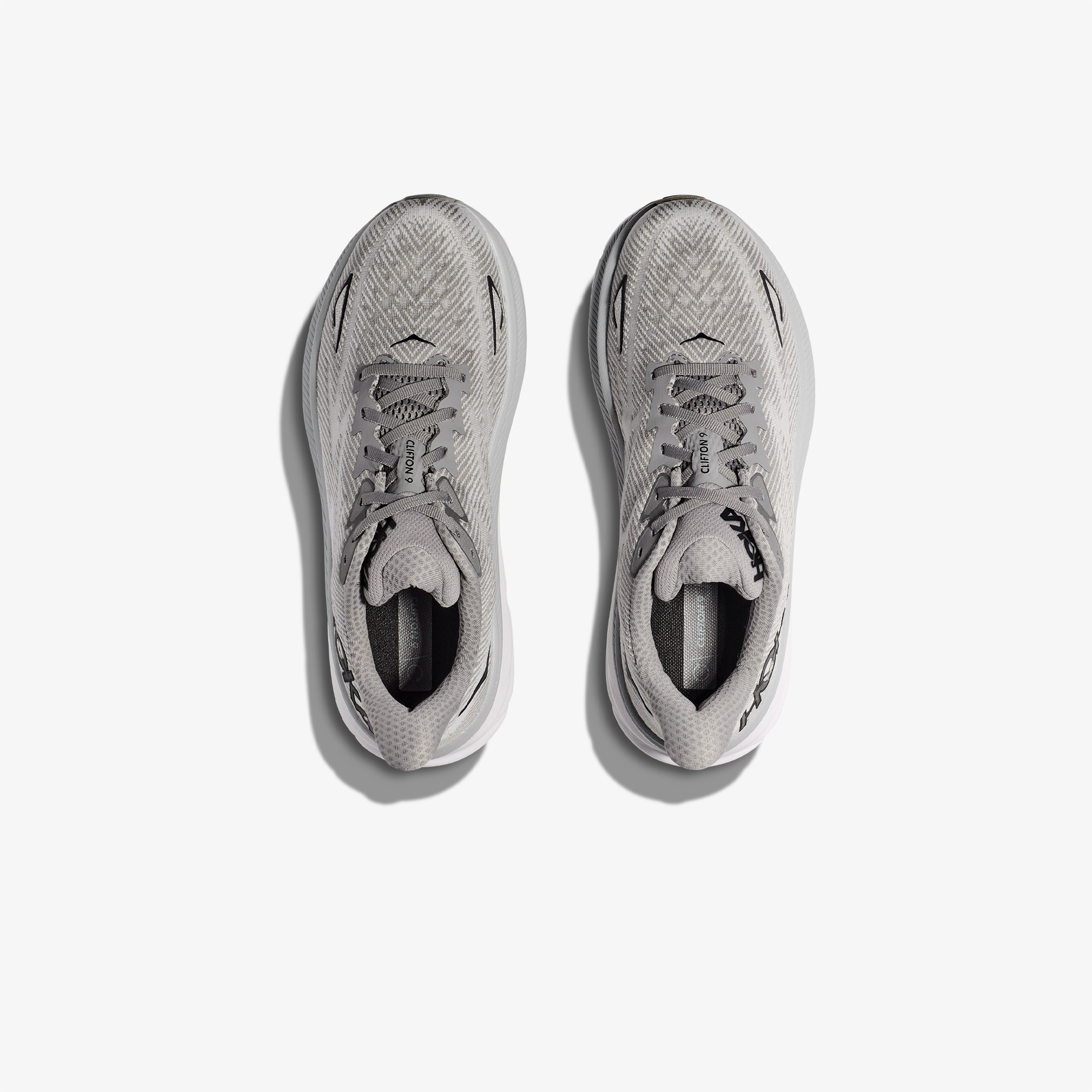 Hoka Clifton 9 Erkek Gri Koşu Ayakkabısı