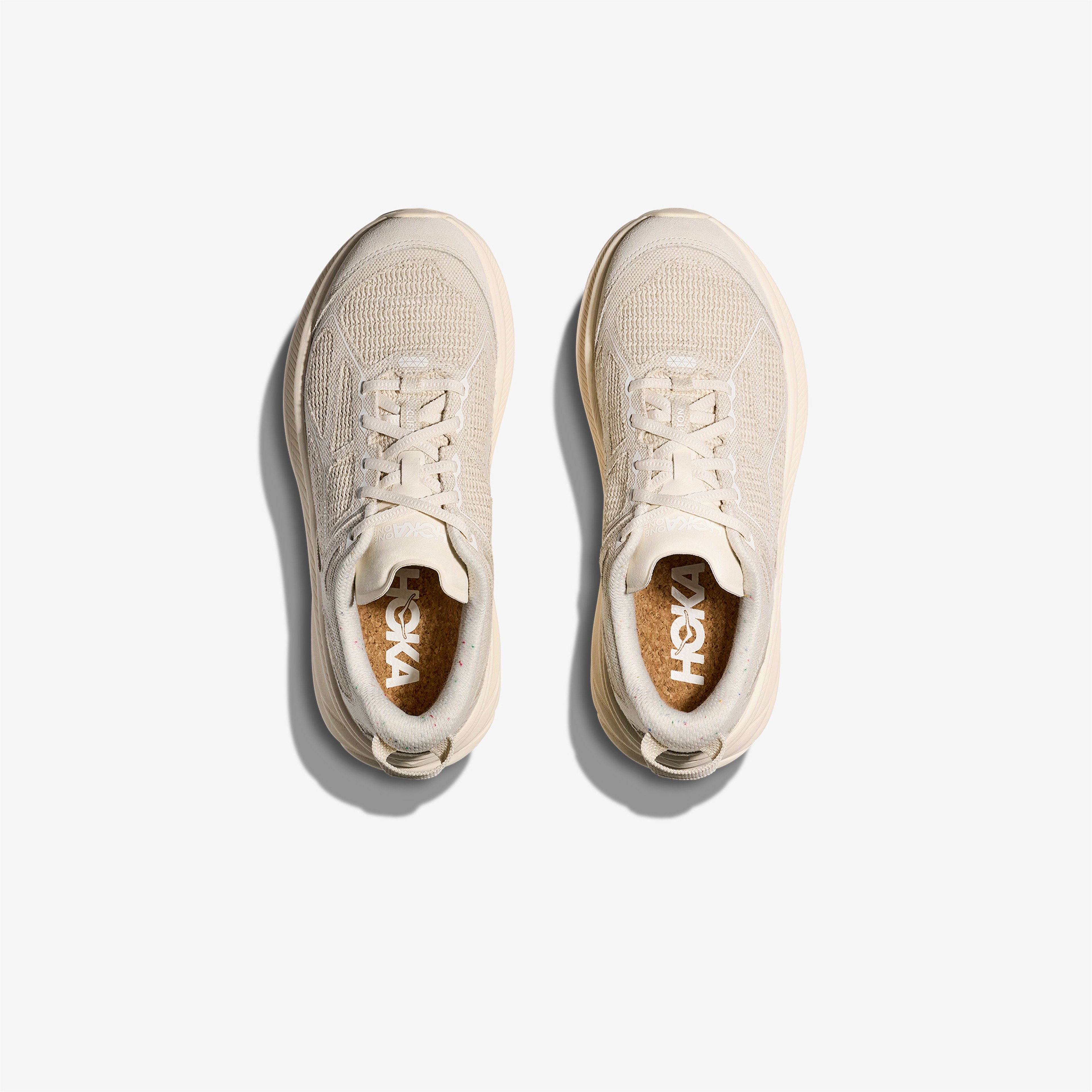 Hoka Vibrant Bloom Clifton One9 Kadın Krem Spor Ayakkabı