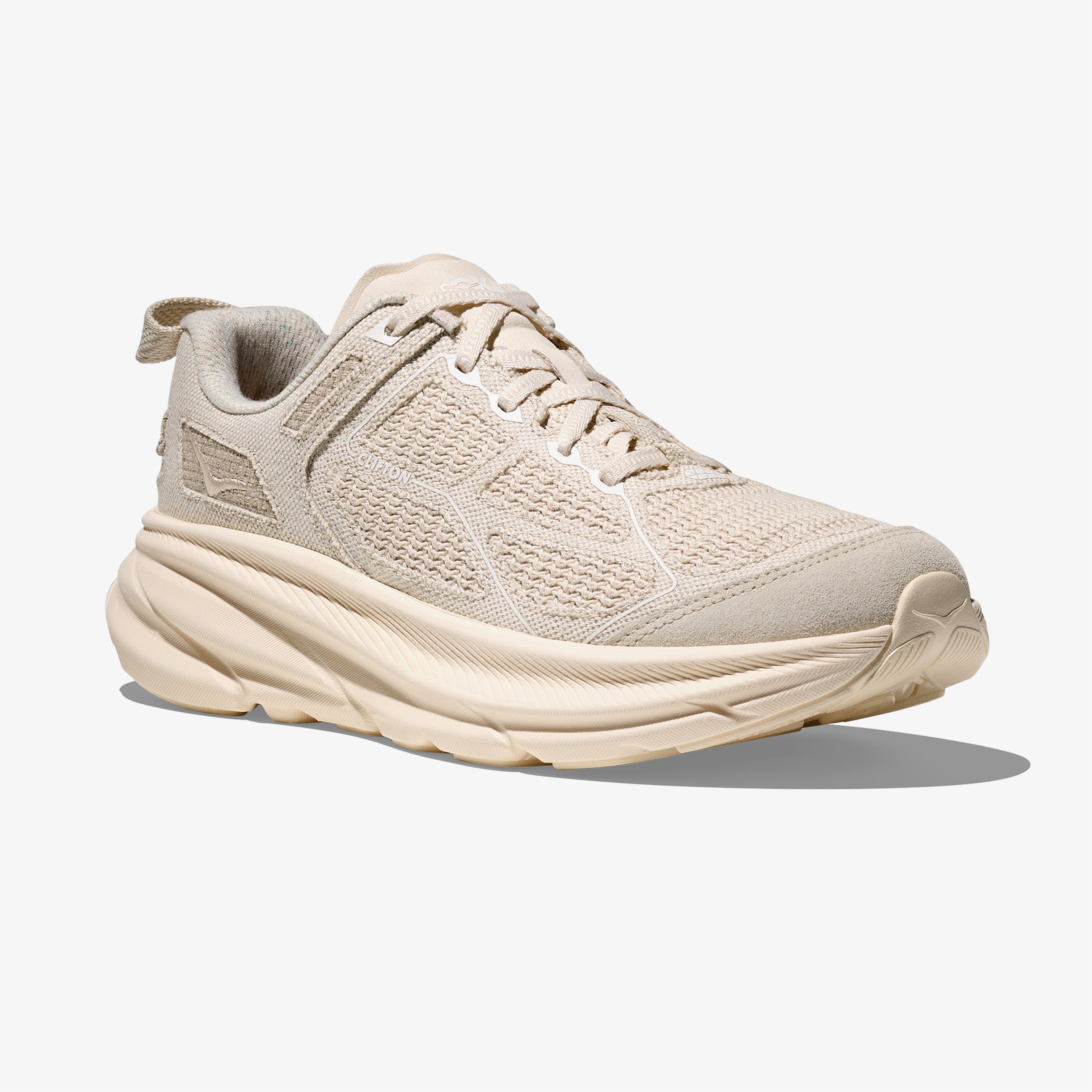 Hoka Vibrant Bloom Clifton One9 Kadın Krem Spor Ayakkabı