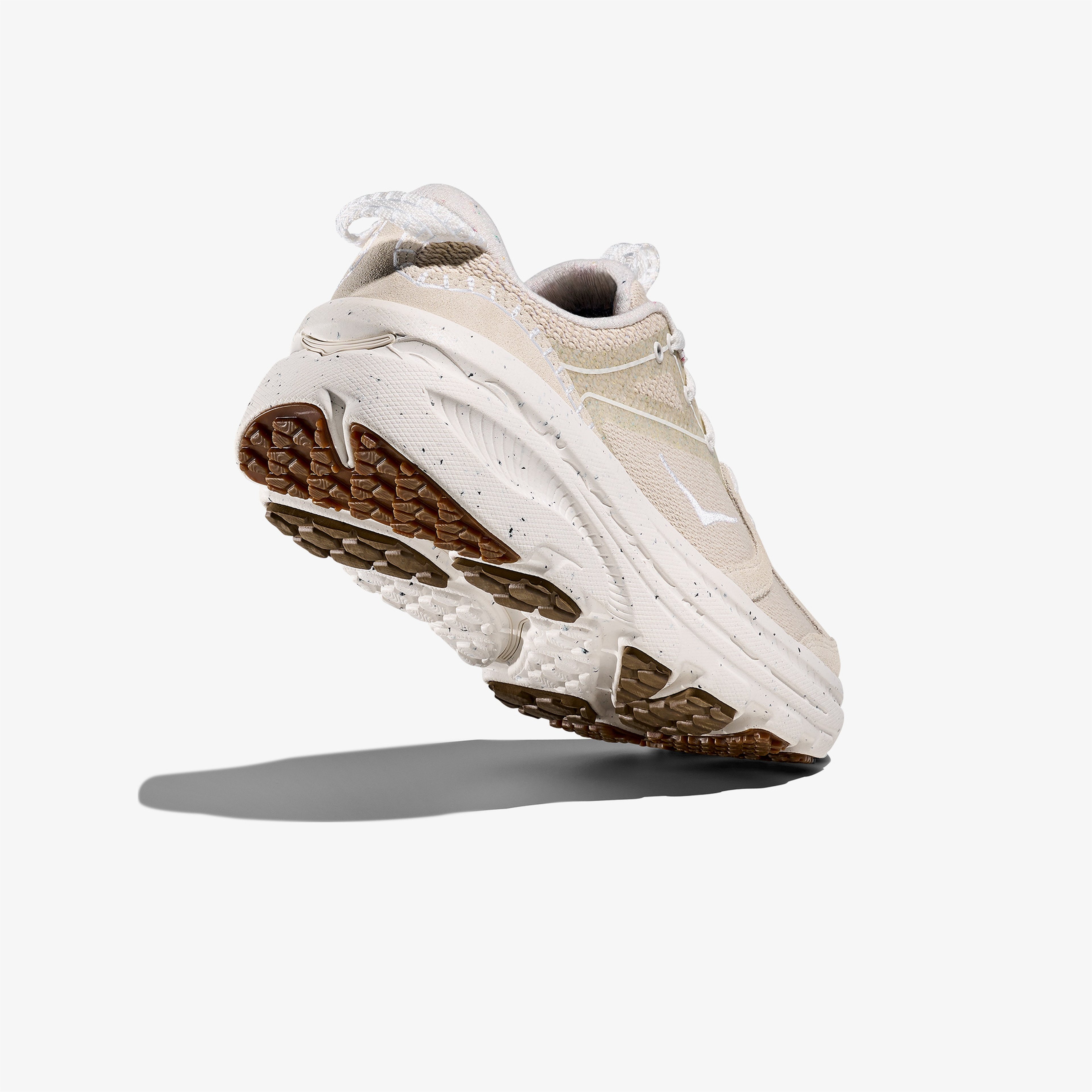 Hoka Vibrant Bloom Bondi B3LS Kadın Bej Spor Ayakkabı