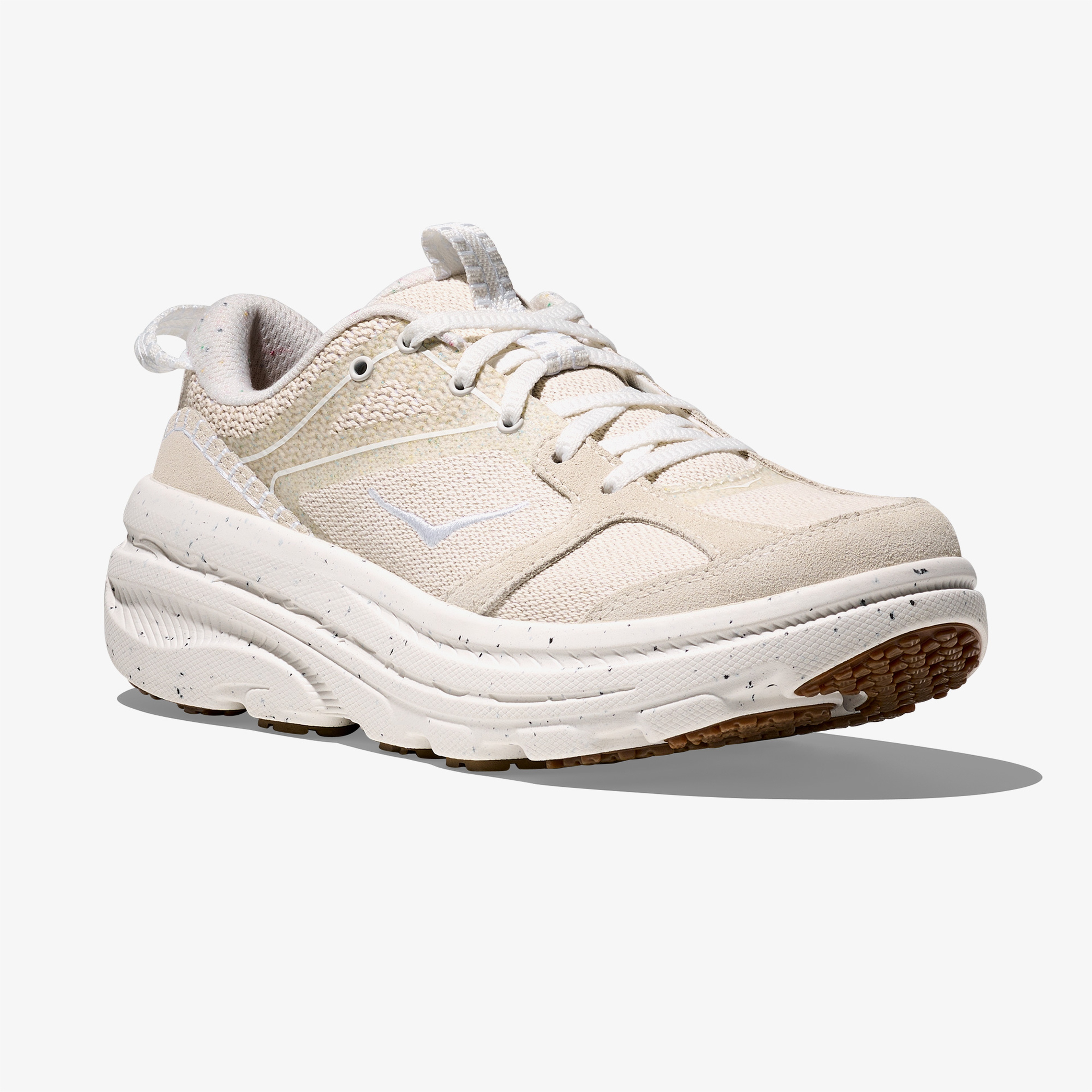 Hoka Vibrant Bloom Bondi B3LS Kadın Bej Spor Ayakkabı