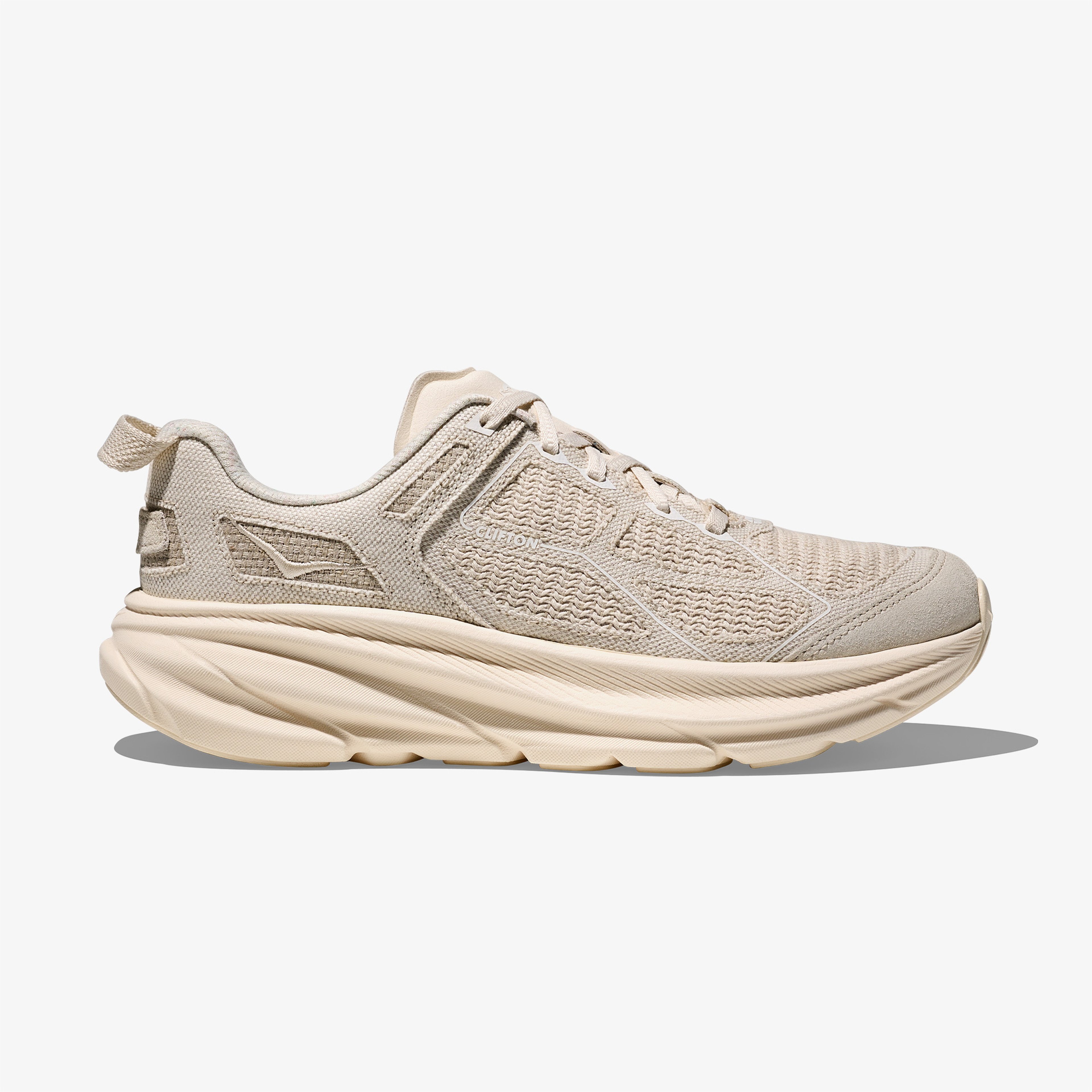 Hoka Vibrant Bloom Clifton One9 Kadın Krem Spor Ayakkabı