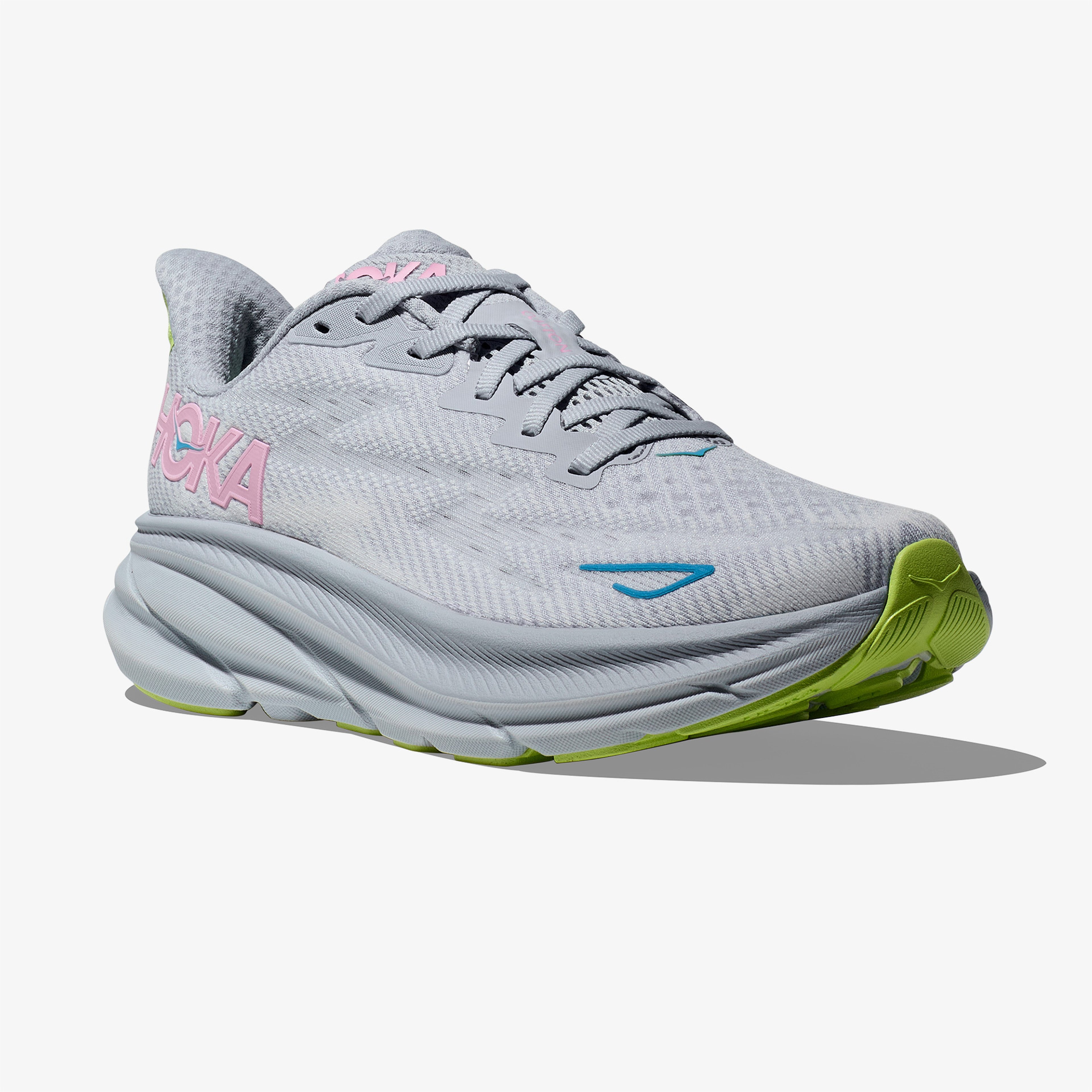 Hoka Clifton 9 Kadın Gri Koşu Ayakkabısı