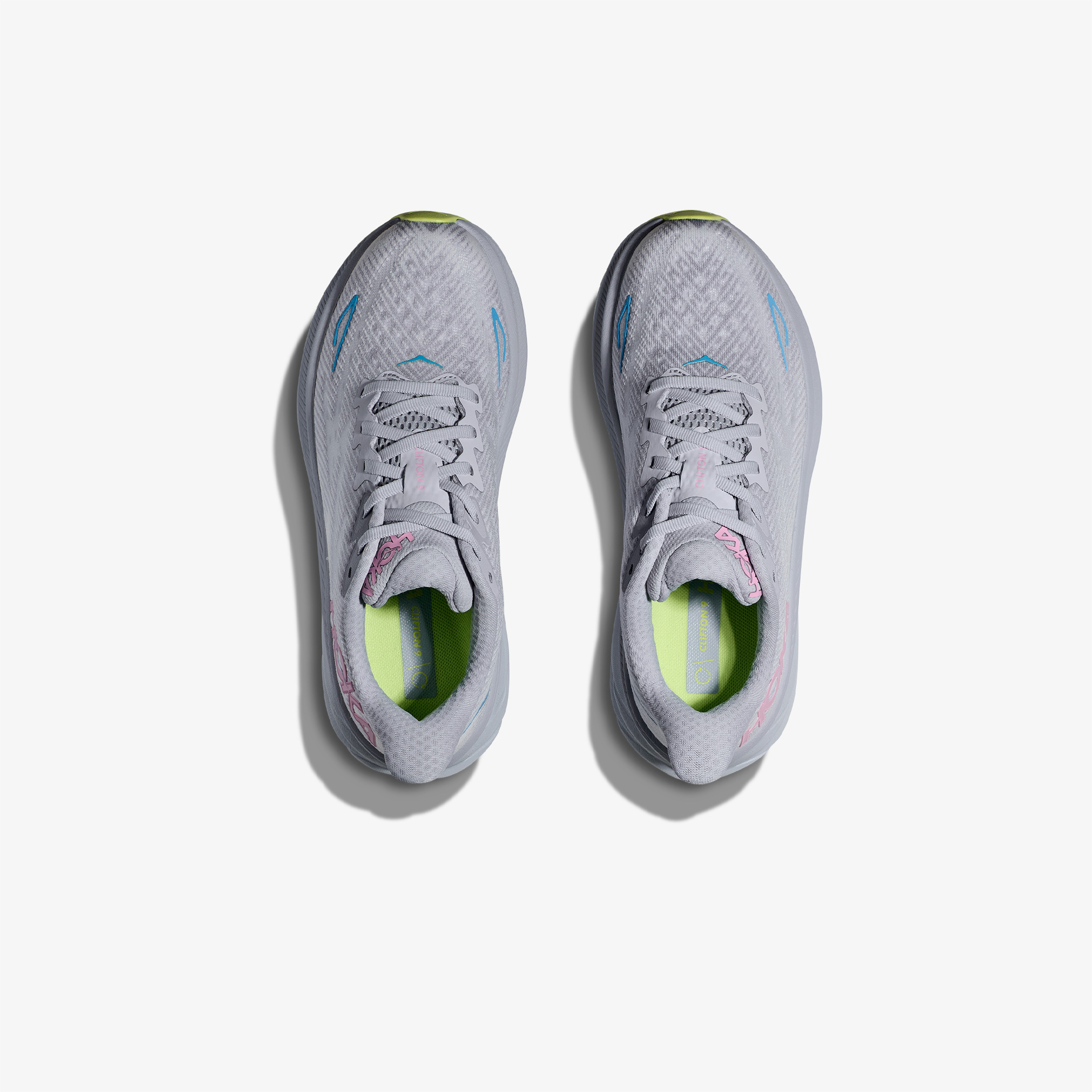 Hoka Clifton 9 Kadın Gri Koşu Ayakkabısı