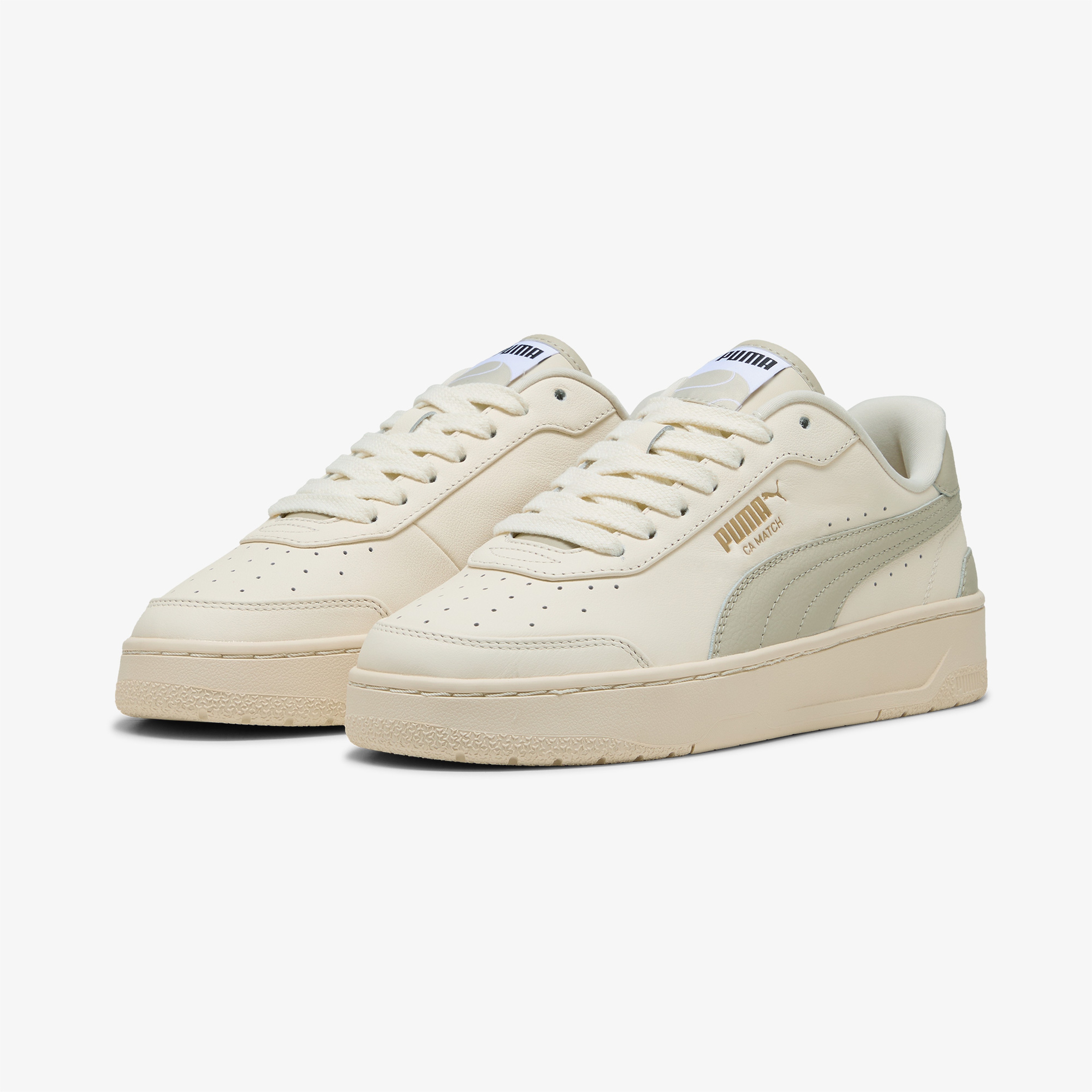 Puma CA Match Premium Kadın Bej Sneaker