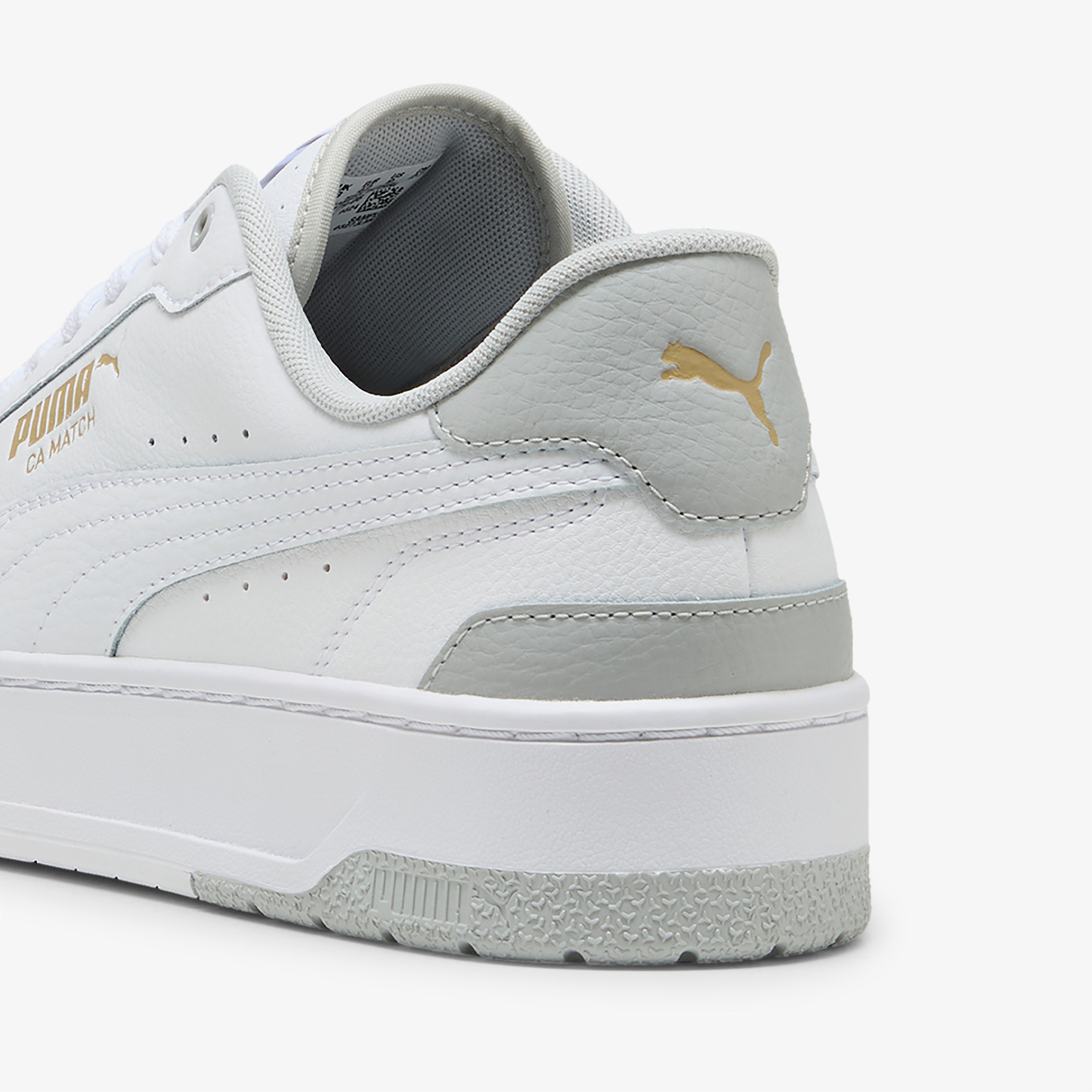 Puma CA Match Unisex Gri Detaylı Beyaz Sneaker