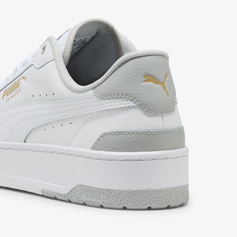 Puma CA Match Unisex Gri Detaylı Beyaz Sneaker