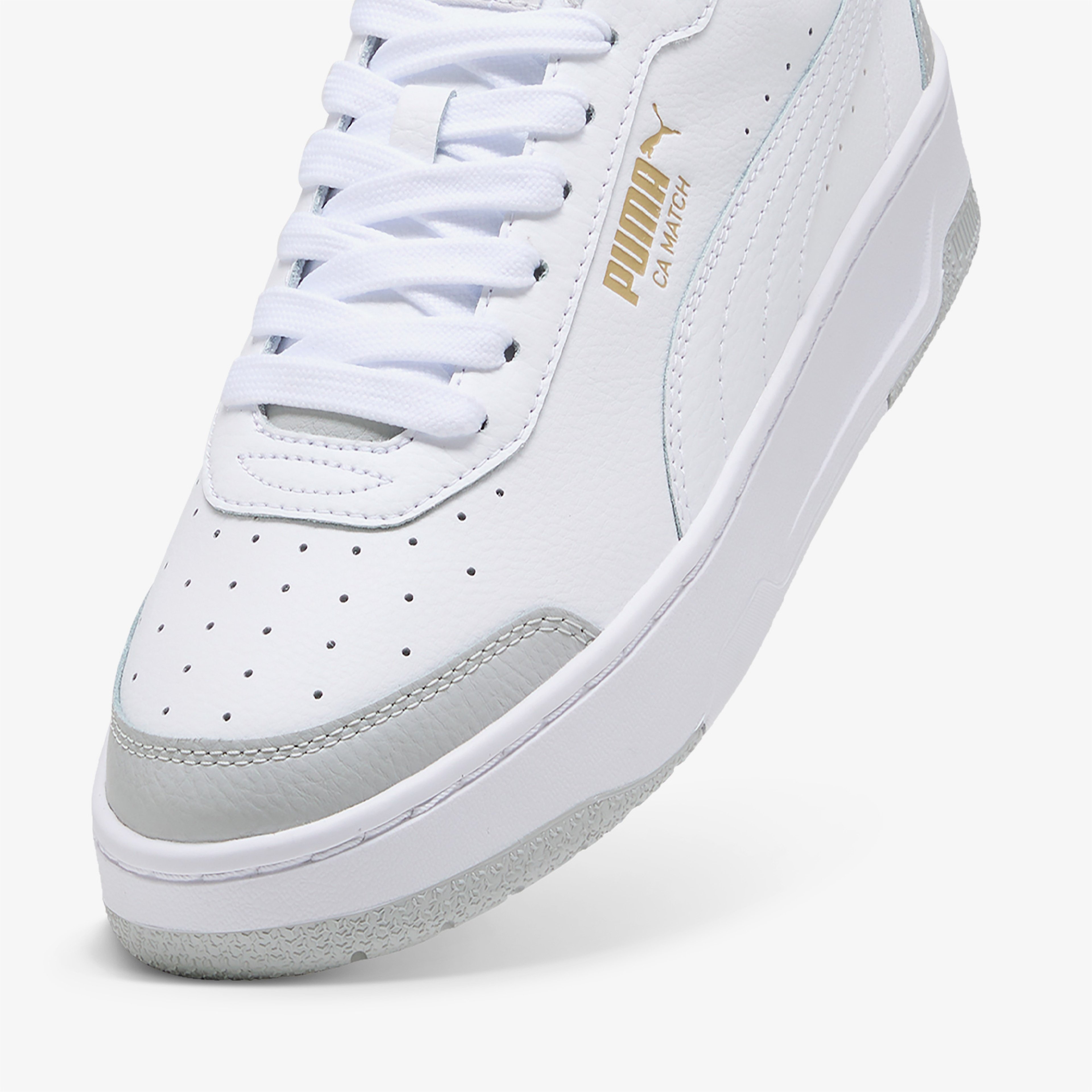 Puma CA Match Unisex Gri Detaylı Beyaz Sneaker