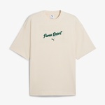 Puma Premium Ess Graphic Erkek Krem T-Shirt