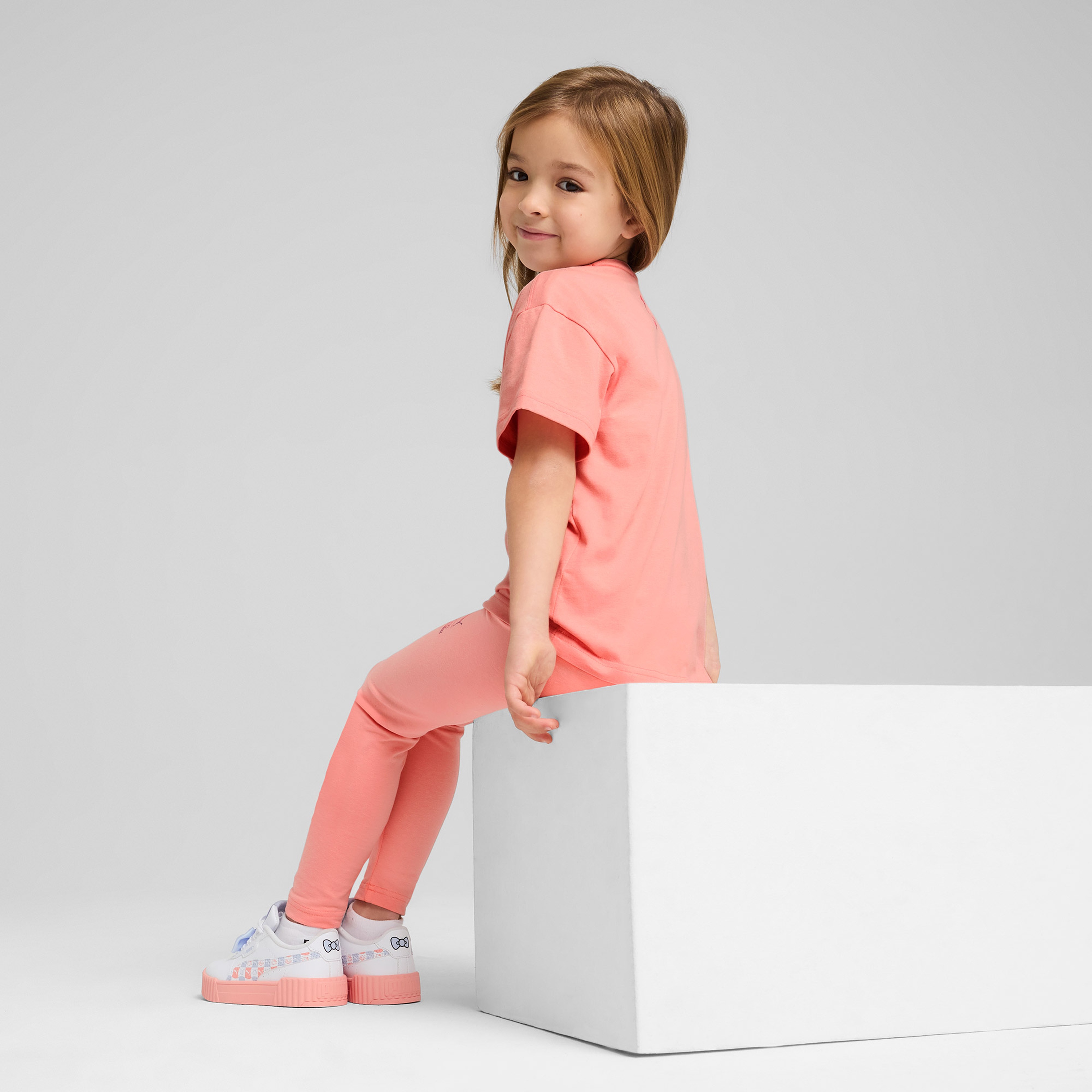 Puma X Hk&Fr Graphic Çocuk Pembe T-Shirt