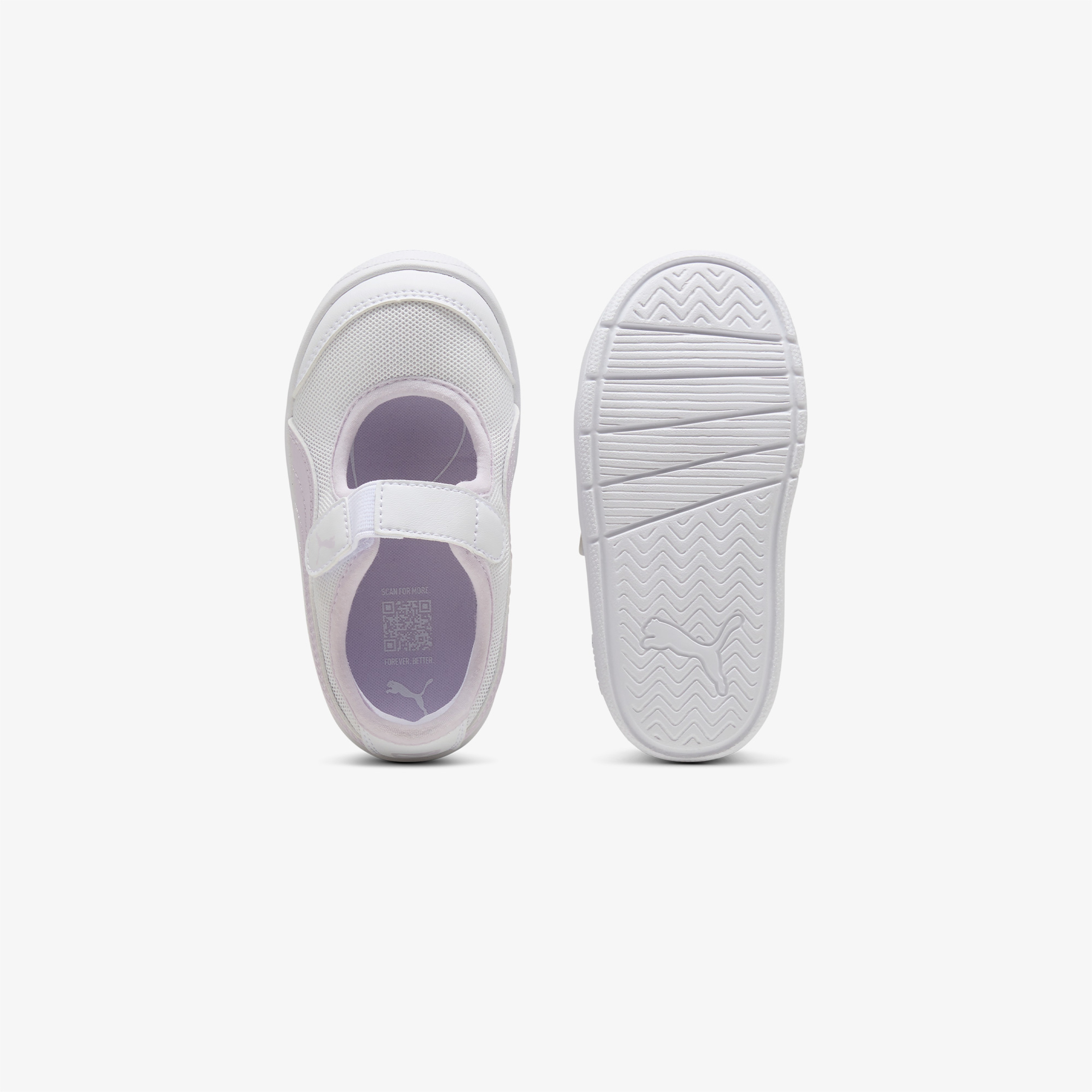 Puma Courtflex V3 Lina V inf Bebek Beyaz Sneaker