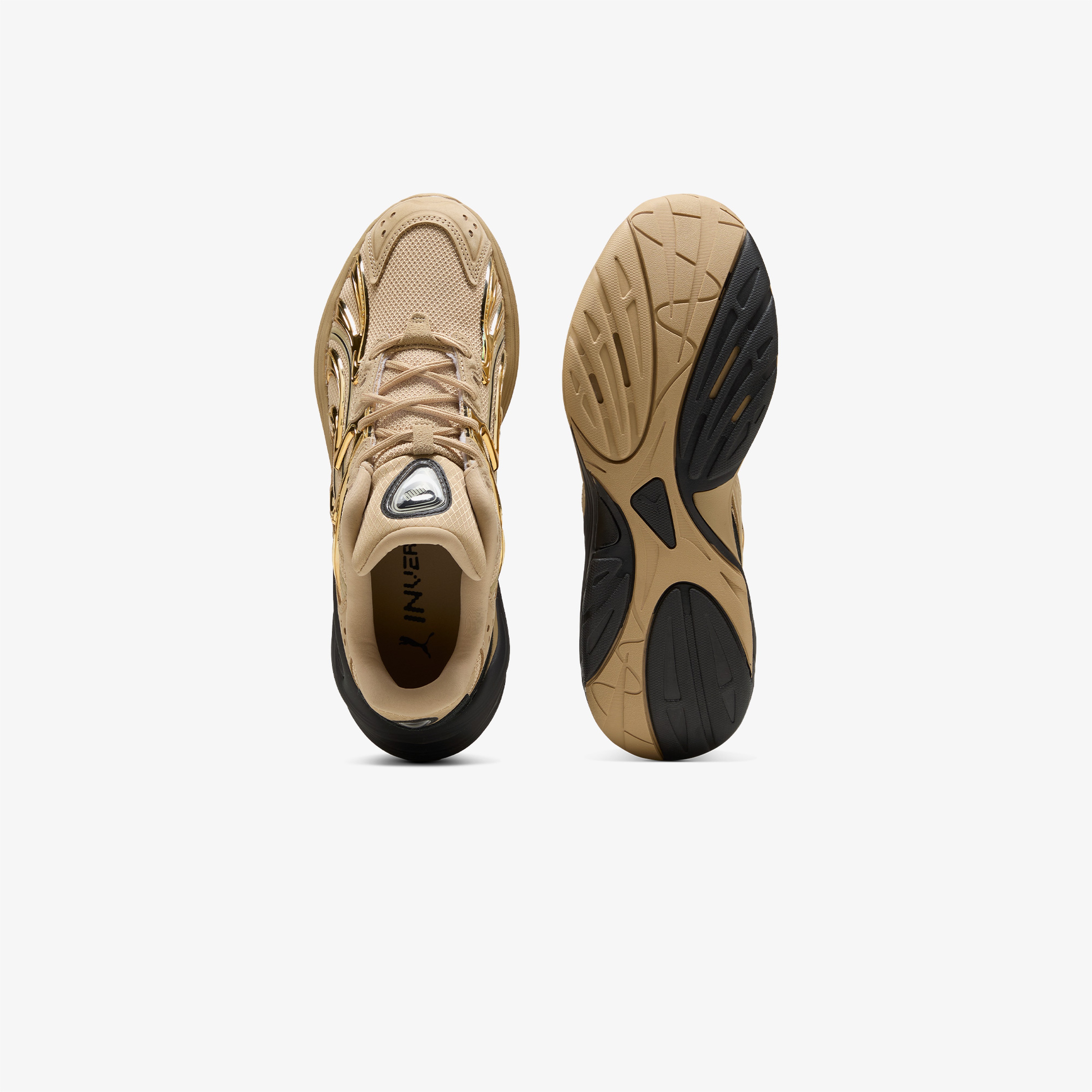 Puma Inverse Rapid Erkek Krem Spor Ayakkabı