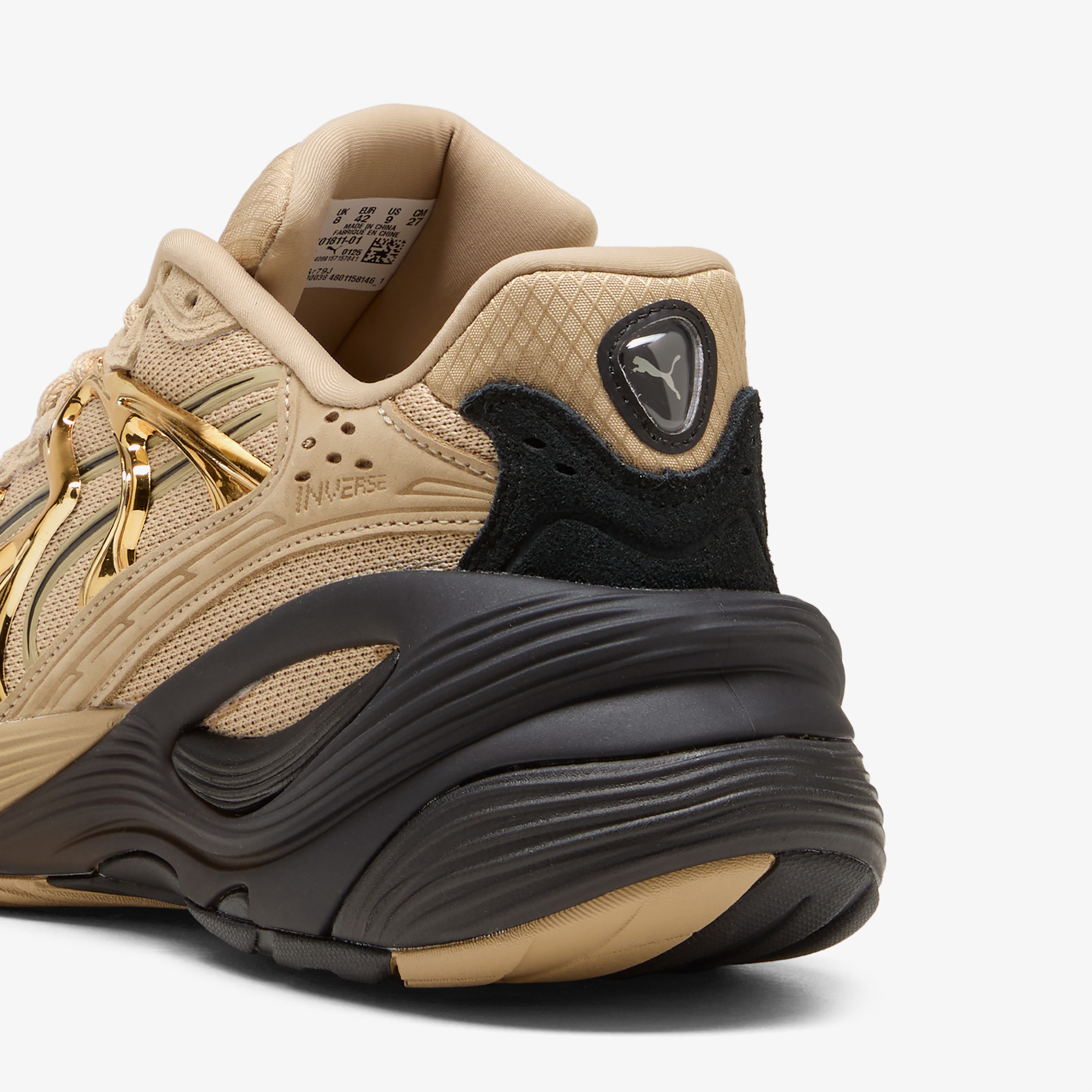 Puma Inverse Rapid Erkek Krem Spor Ayakkabı