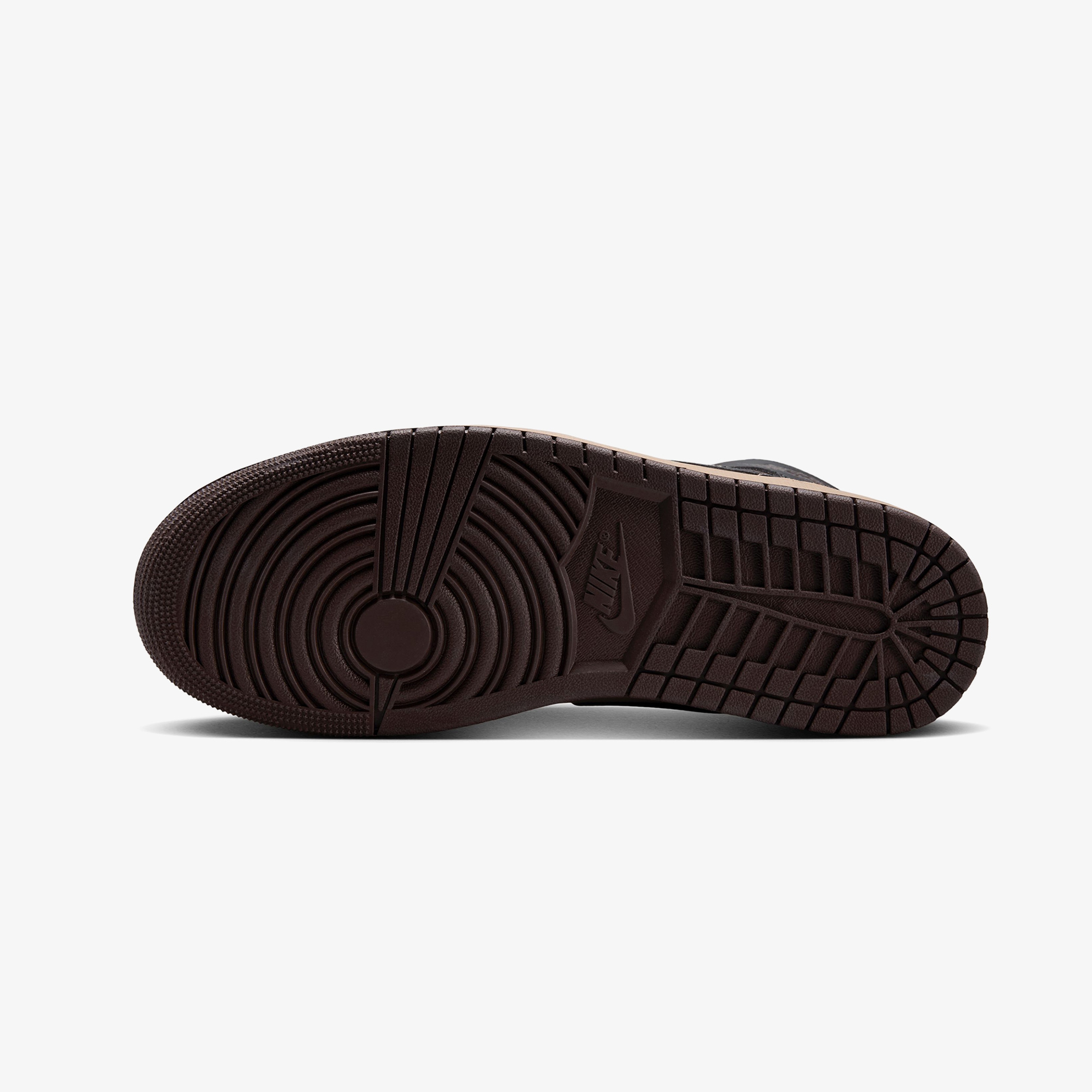 Nike Air Jordan 1 Mid Erkek Kahverengi Bilekli Sneaker