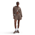 Nike Sportswear Phoenix Fleece Yüksek Belli Bol Kadın Kahverengi Şort