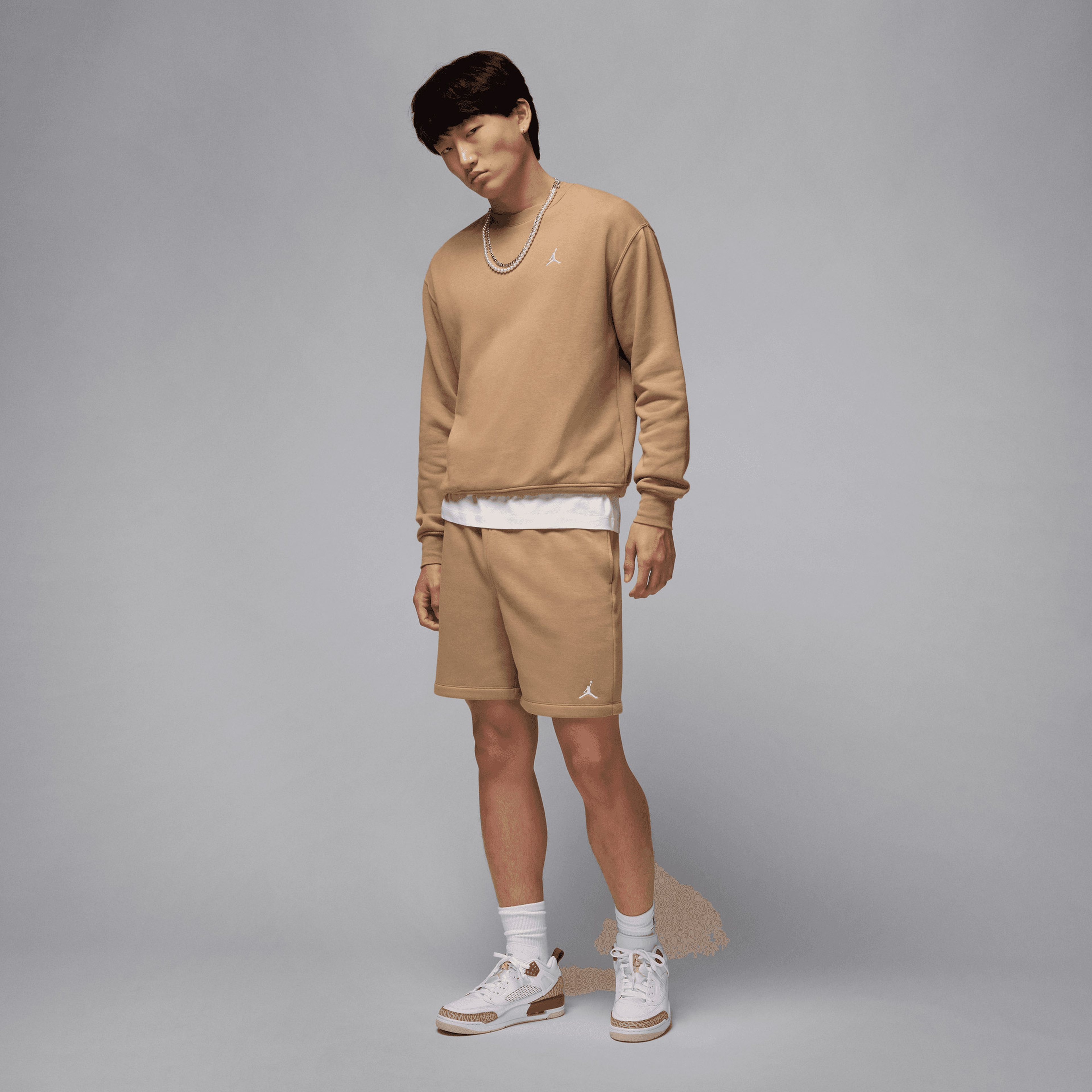 Jordan Brooklyn Fleece Erkek Kahverengi Şort
