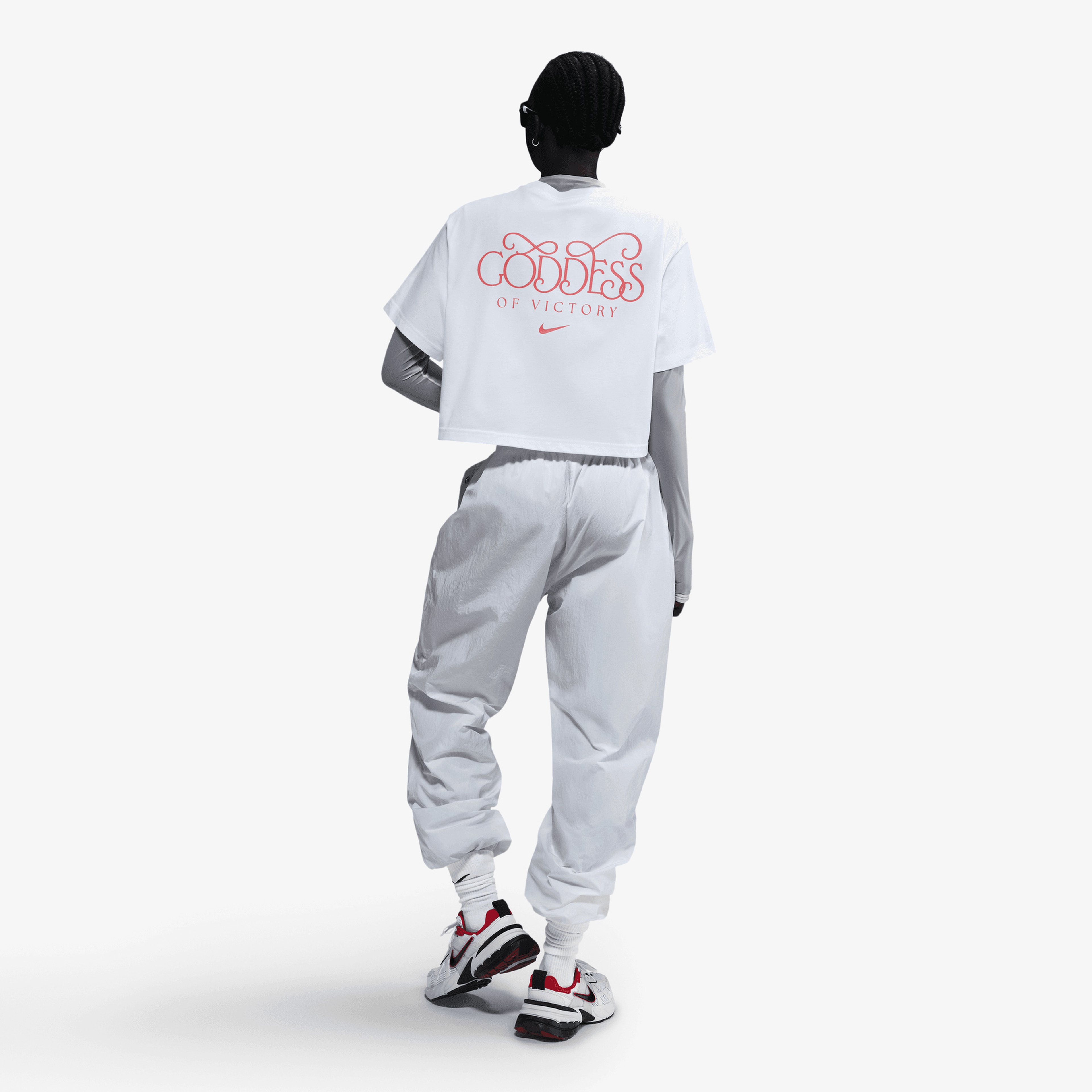 Nike Sportswear Crop Kadın Beyaz T-Shirt