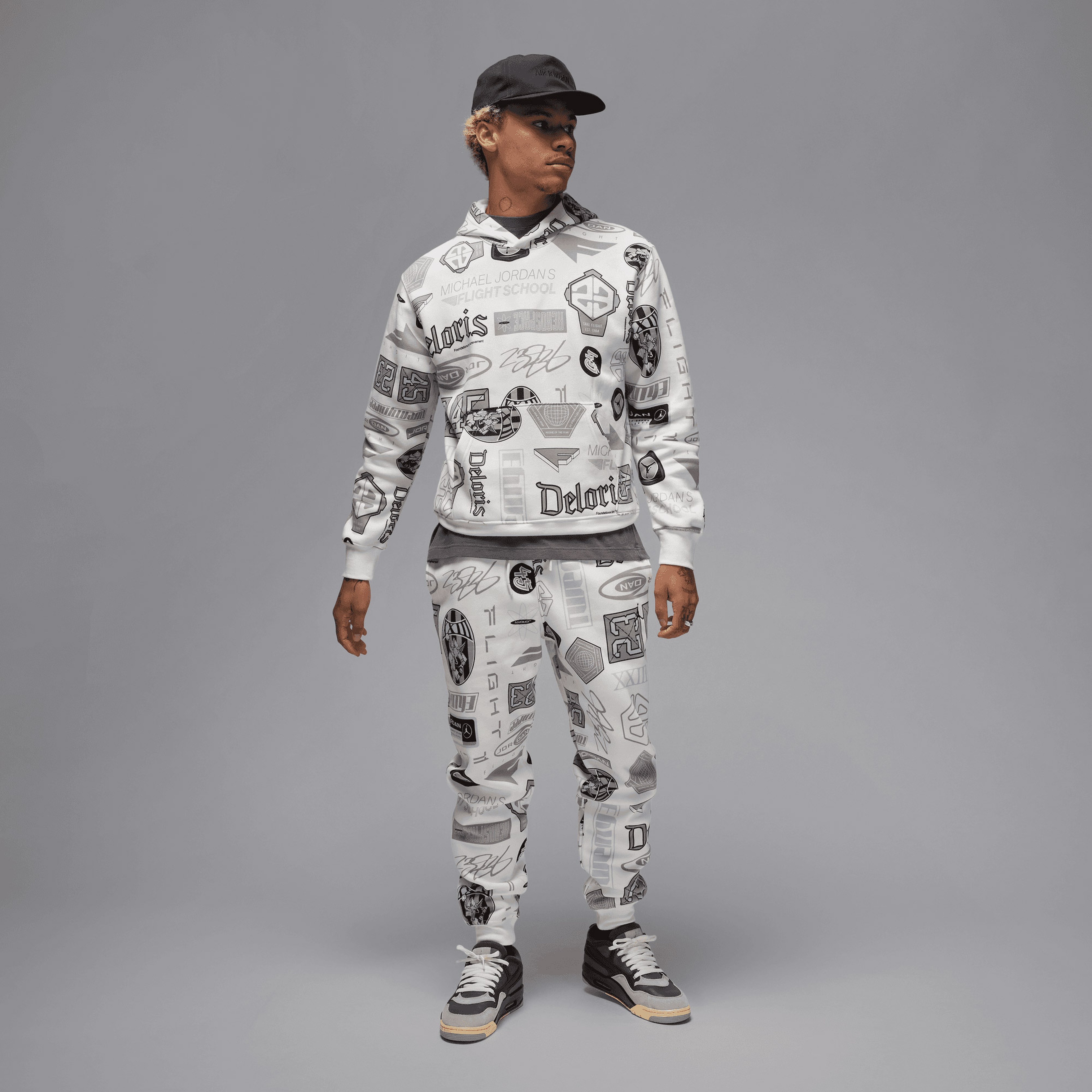 Jordan Essentials Erkek Beyaz Sweatshirt