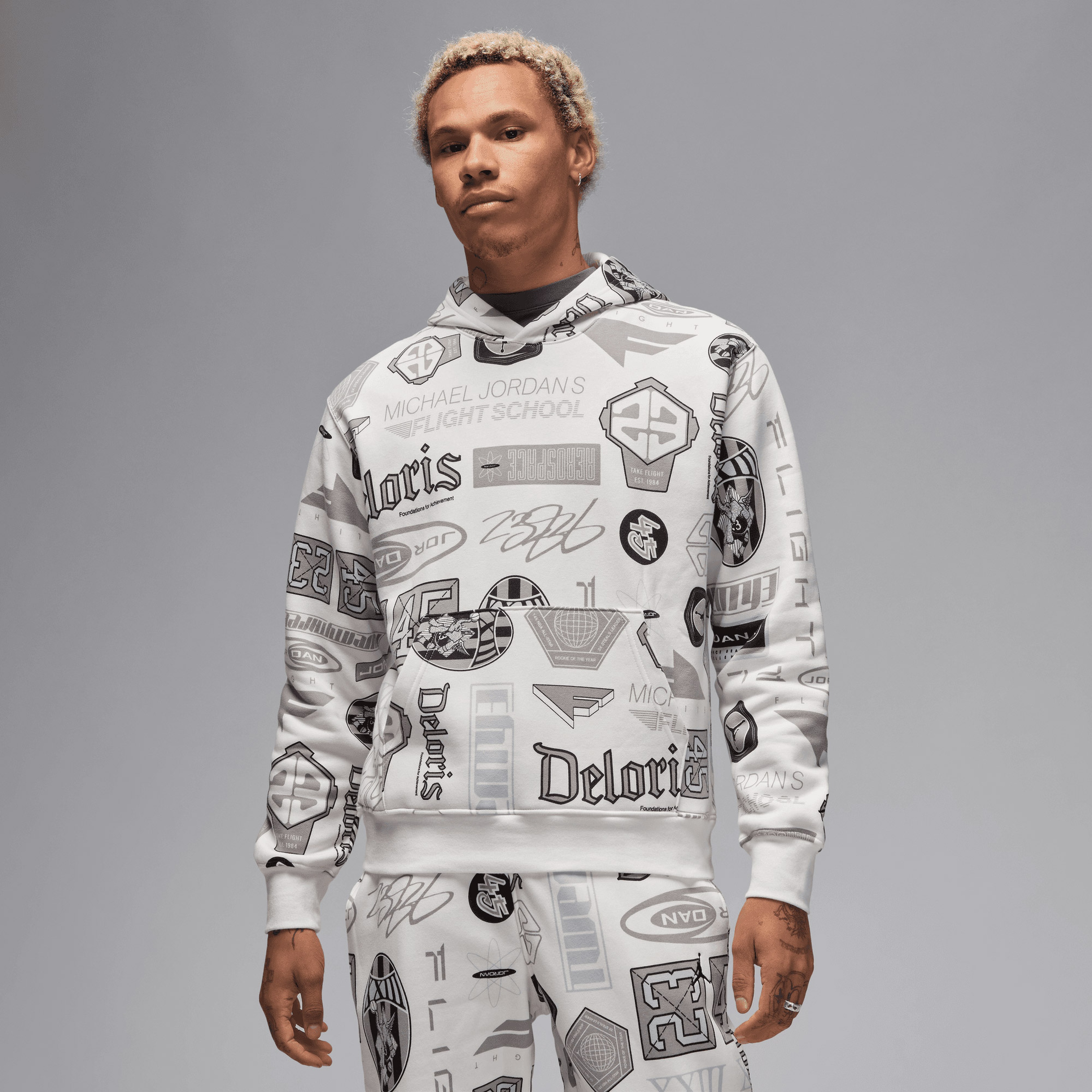 Jordan Essentials Erkek Beyaz Sweatshirt