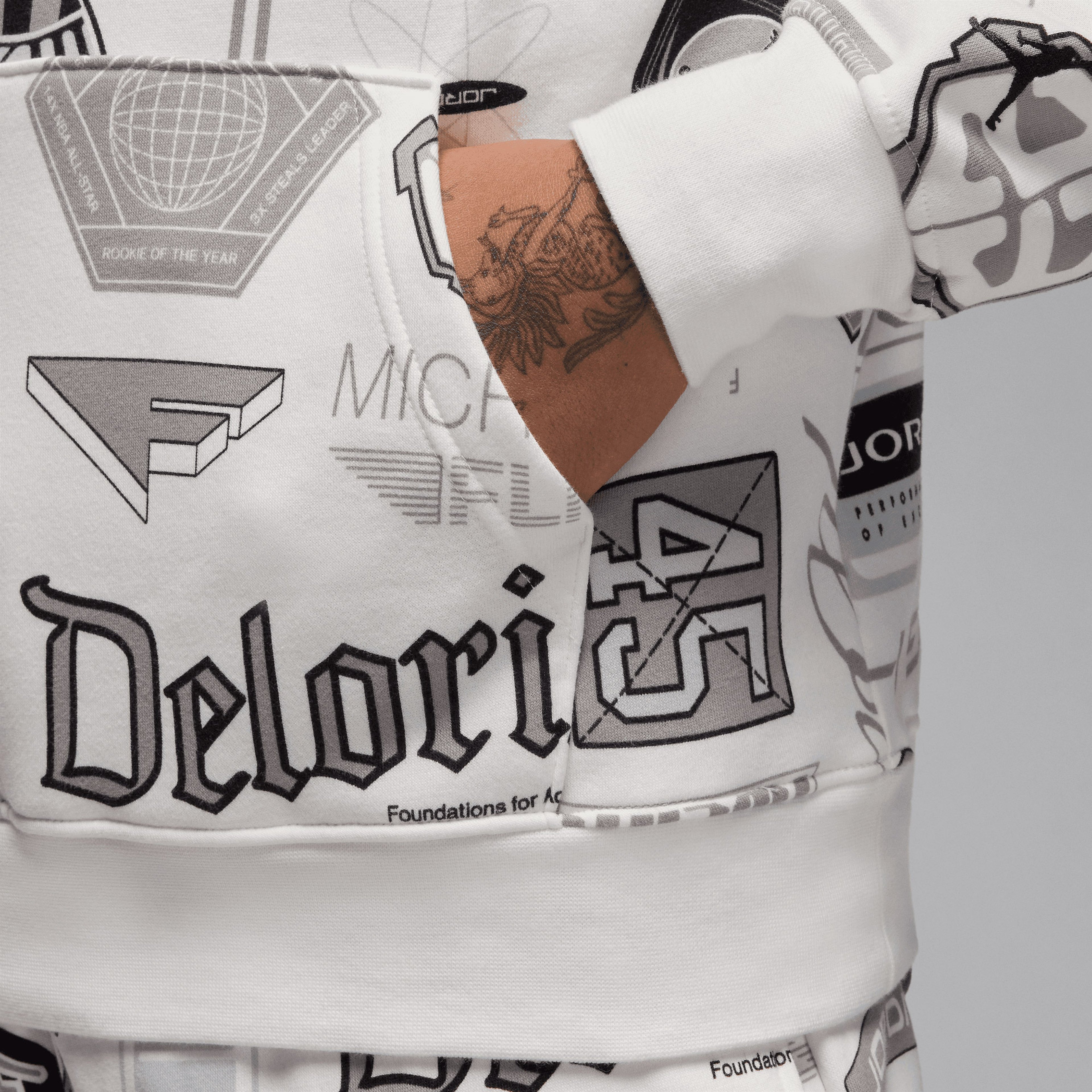 Jordan Essentials Erkek Beyaz Sweatshirt