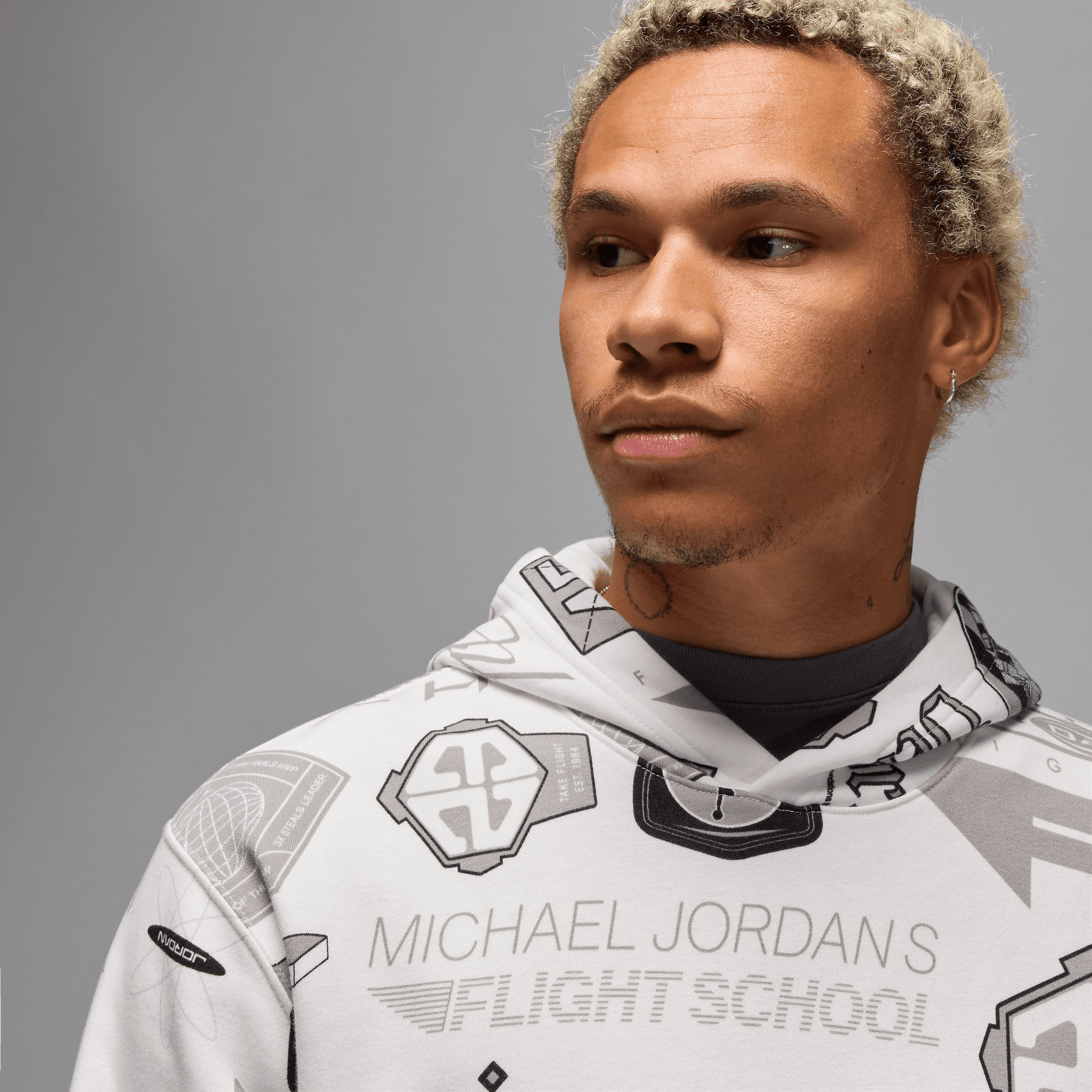 Jordan Essentials Erkek Beyaz Sweatshirt