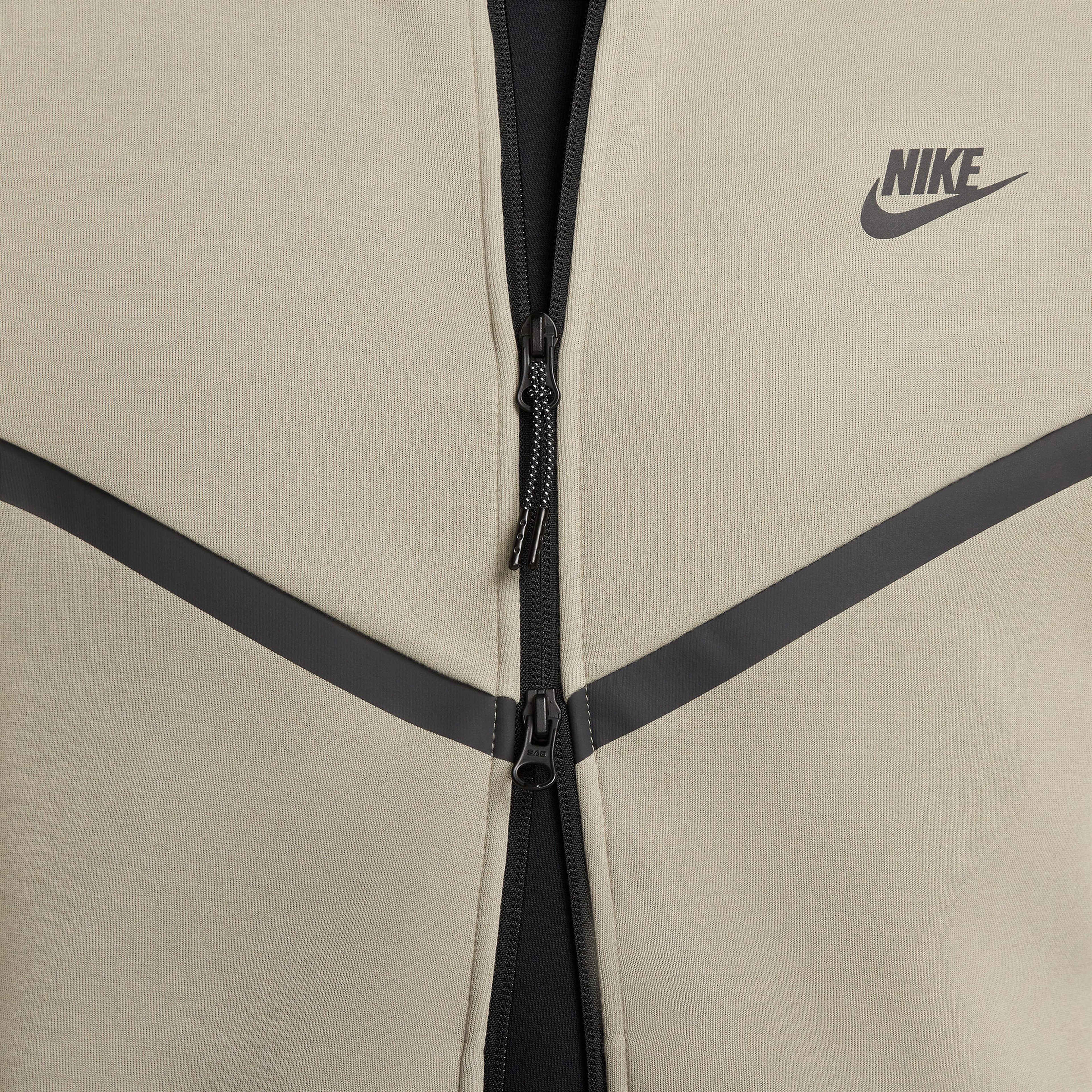 Nike Tech Fleece Full Zip Windrunner Erkek Haki Sweatshirt