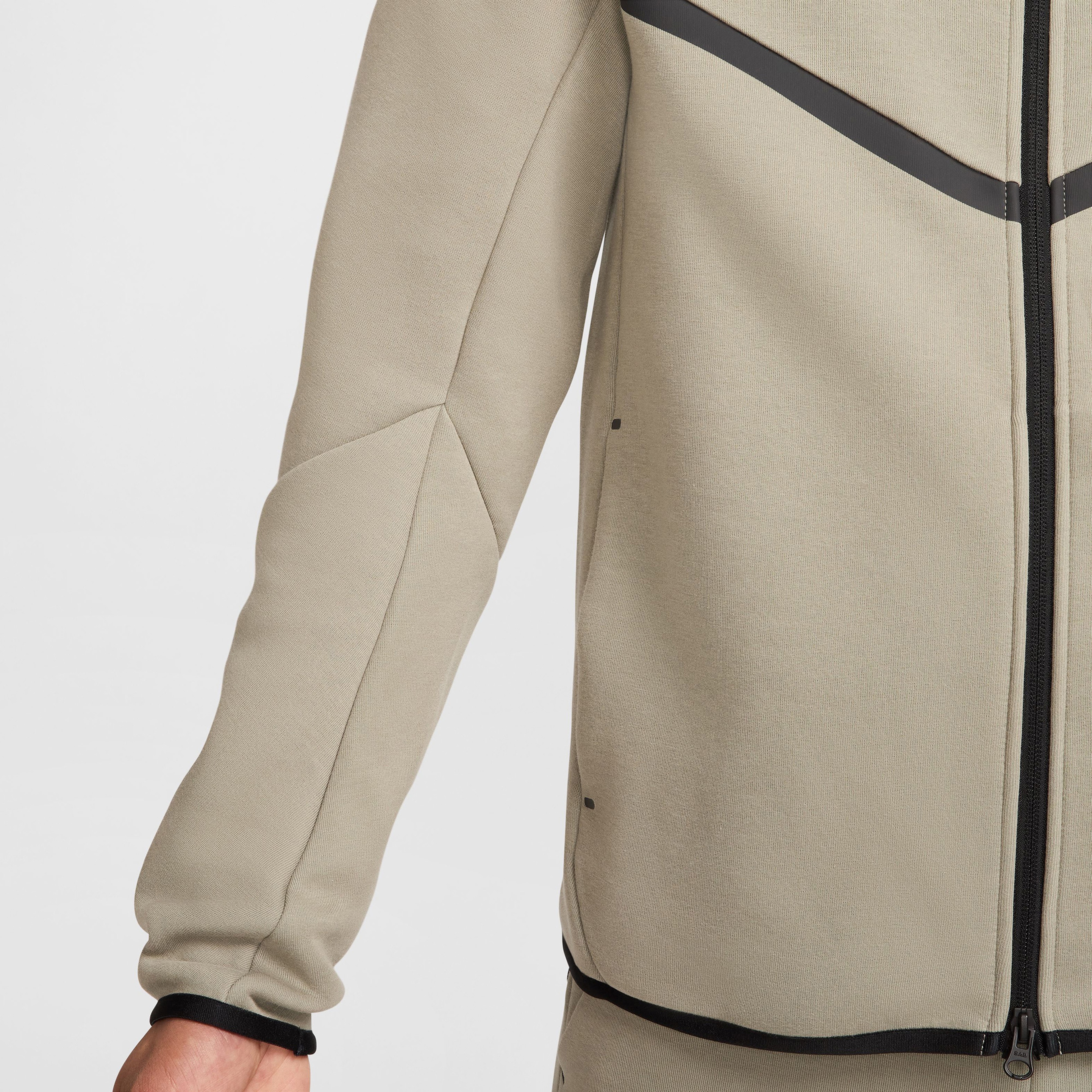 Nike Tech Fleece Full Zip Windrunner Erkek Haki Sweatshirt