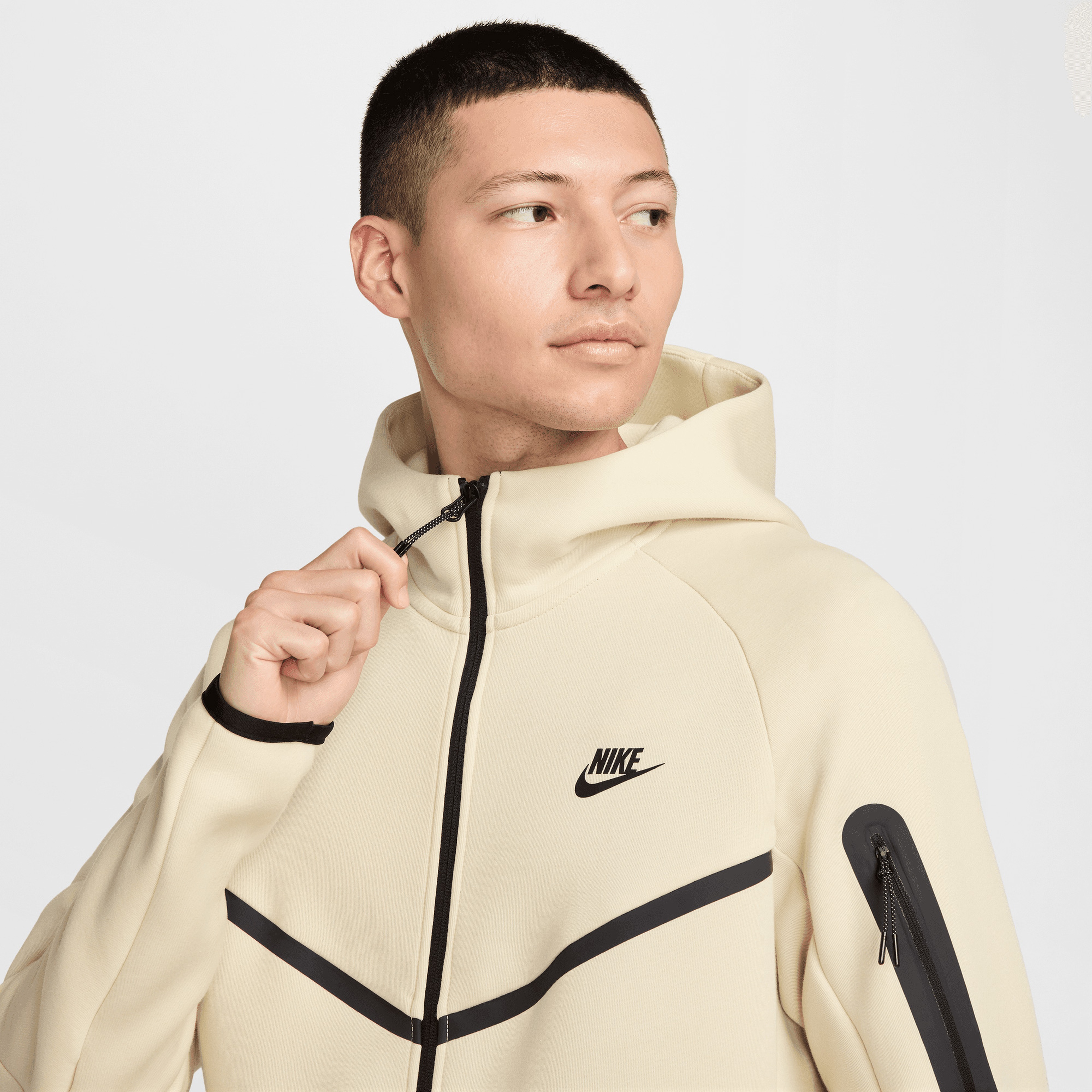 Nike Tech Fleece Erkek Kahverengi Hoodie