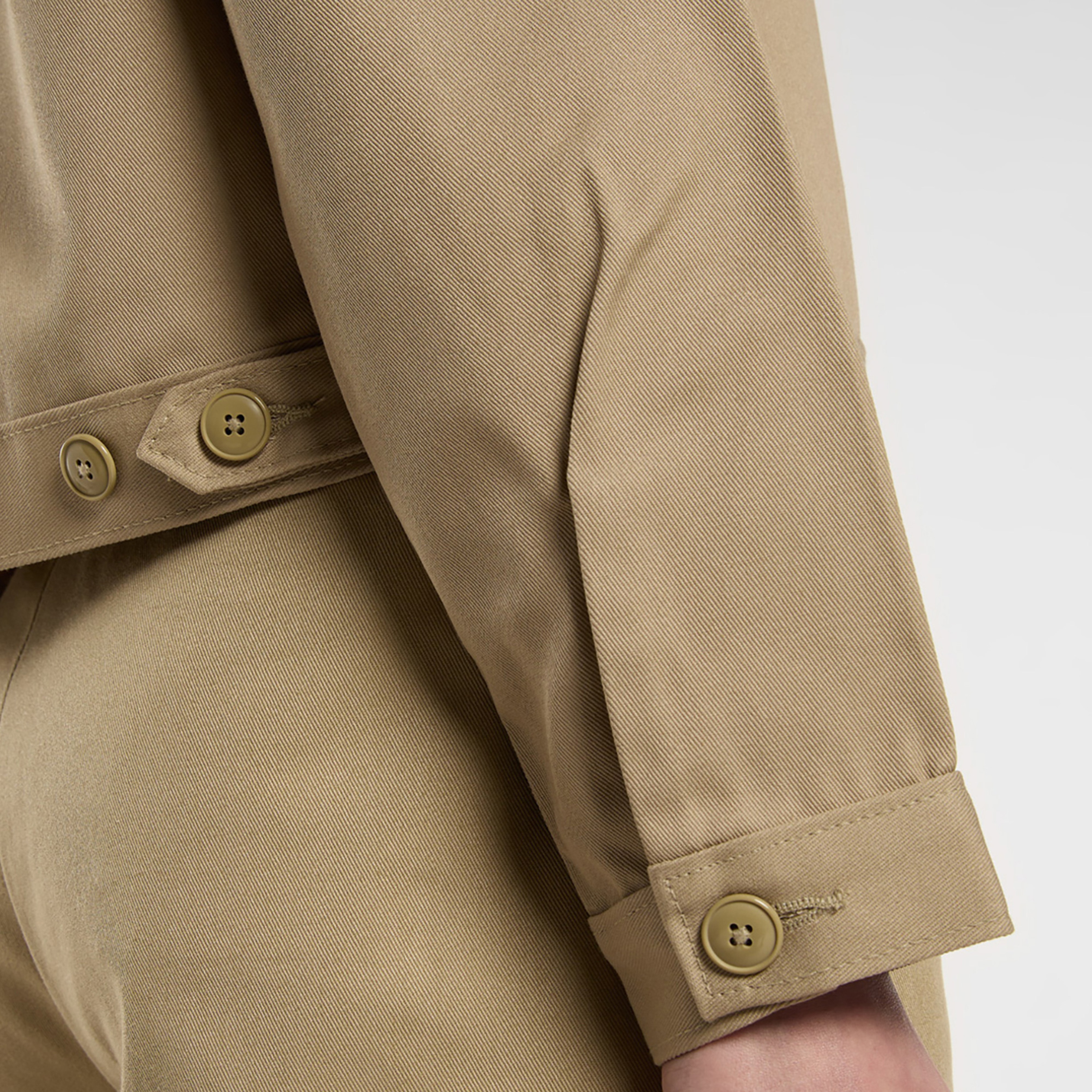 Dickies Unlined Cropped Eisenhower Kadın Haki Ceket