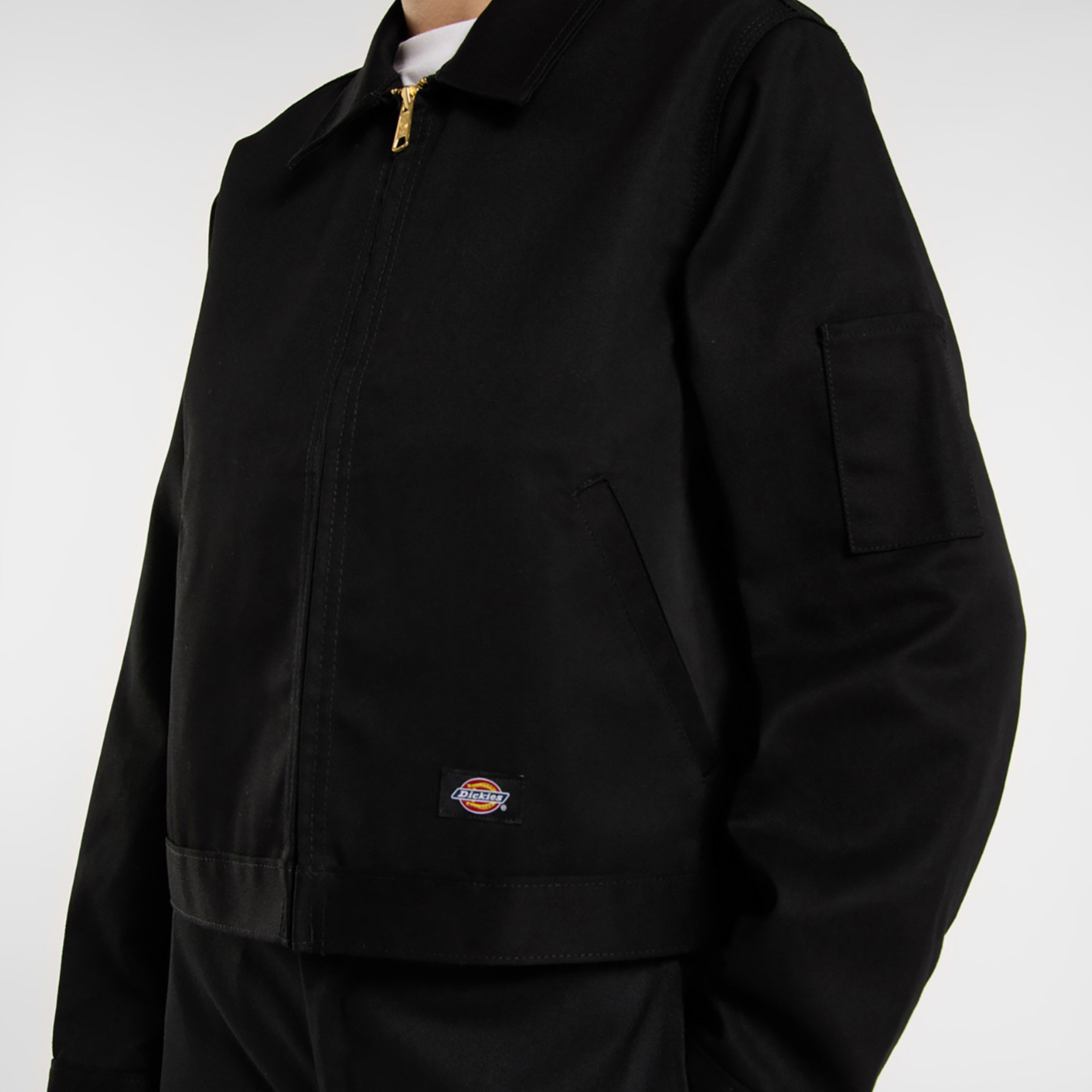 Dickies Unlined Cropped Eisenhower Kadın Siyah Ceket