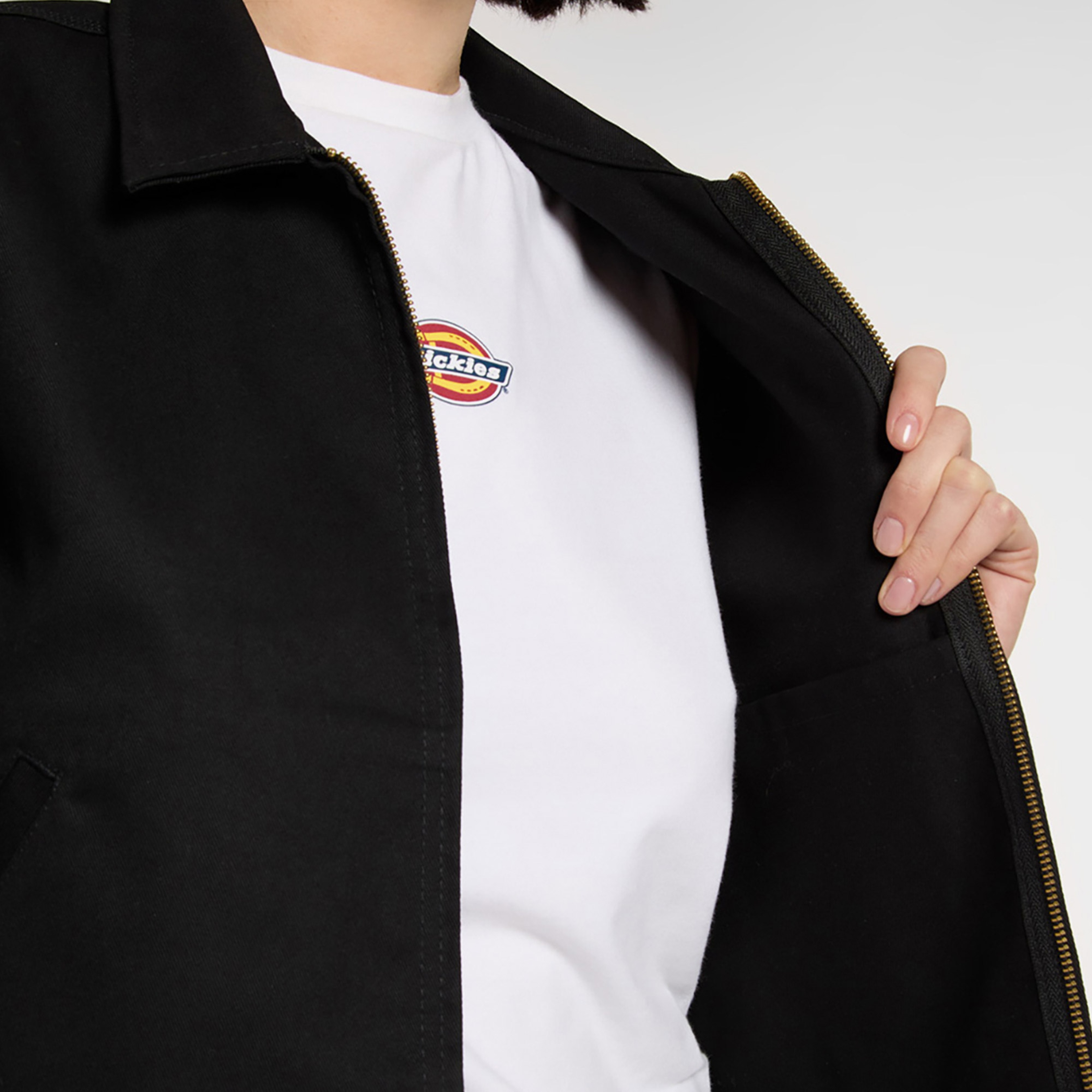 Dickies Unlined Cropped Eisenhower Kadın Siyah Ceket