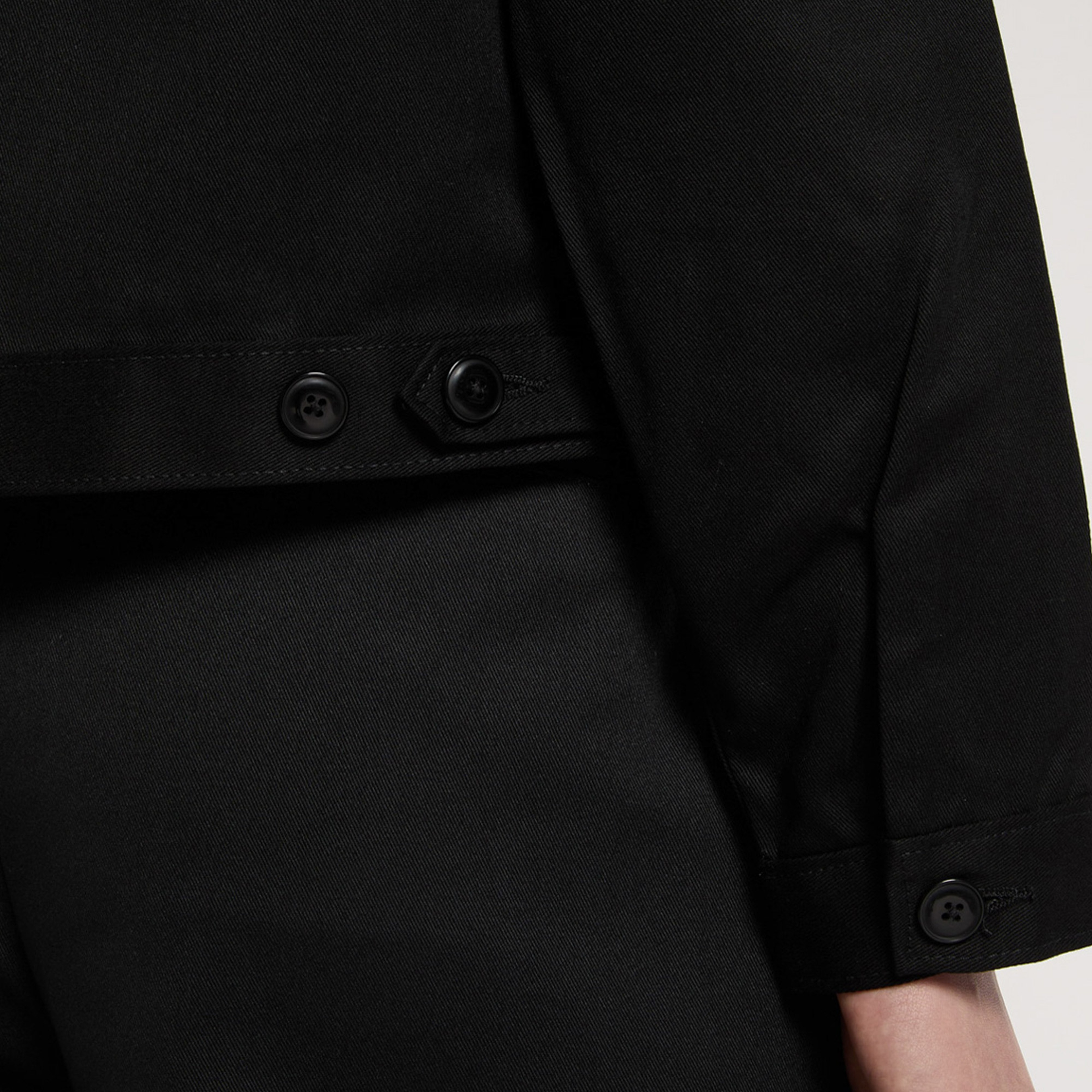 Dickies Unlined Cropped Eisenhower Kadın Siyah Ceket